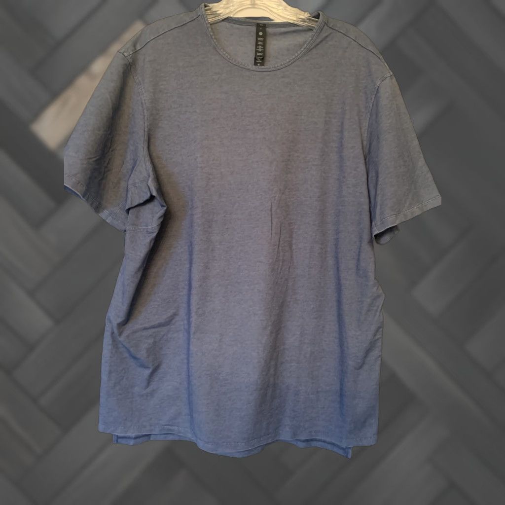 Lululemon Lululemon Commission River Blue T-Shirt Short Sleeve Athletic Shirt Men's L Size US L / EU 52-54 / 3 - 1 Thumbnail