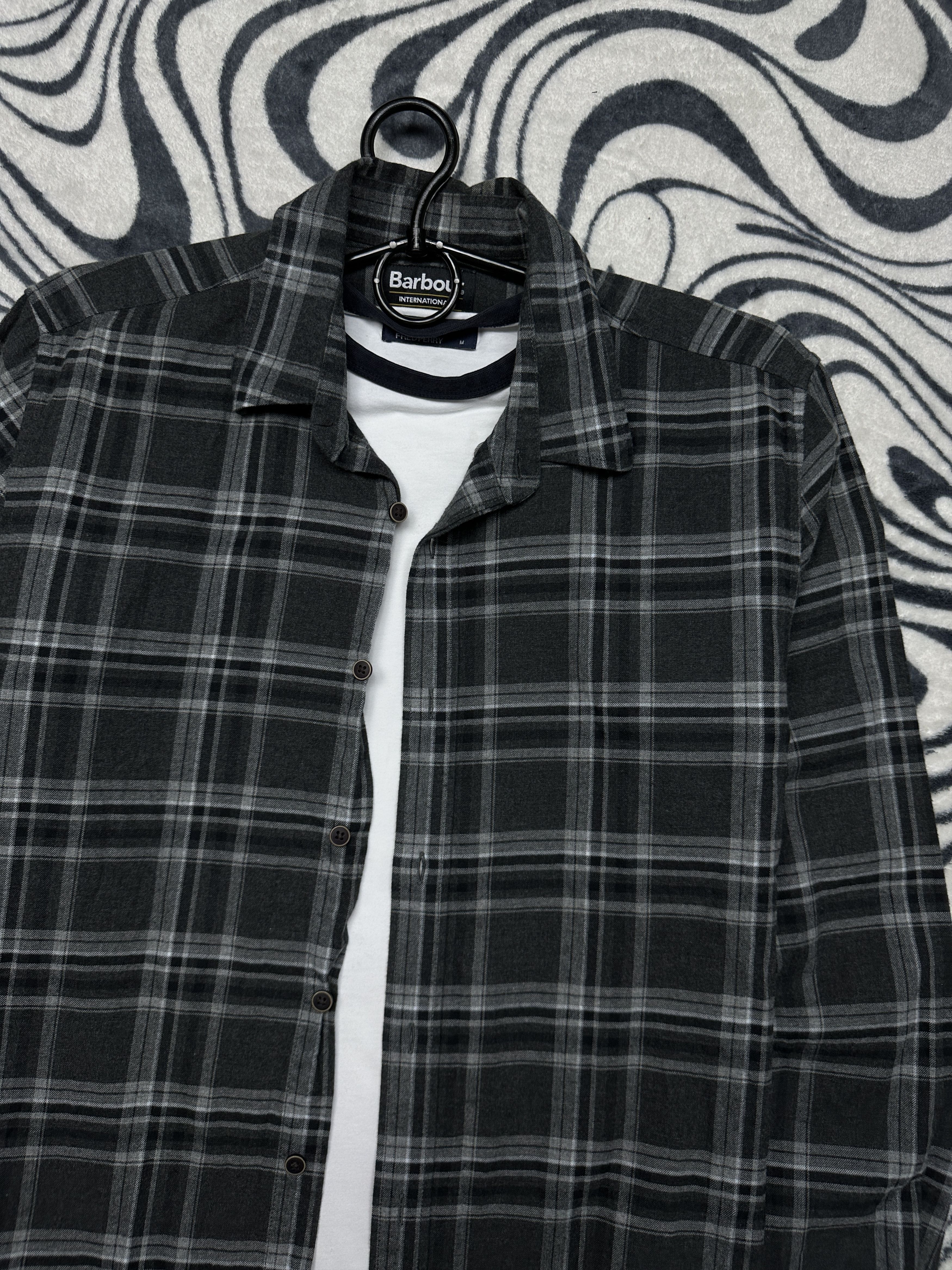 Barbour Barbour International Mens Flannel Plaid Shirt Size US M / EU 48-50 / 2 - 2 Thumbnail