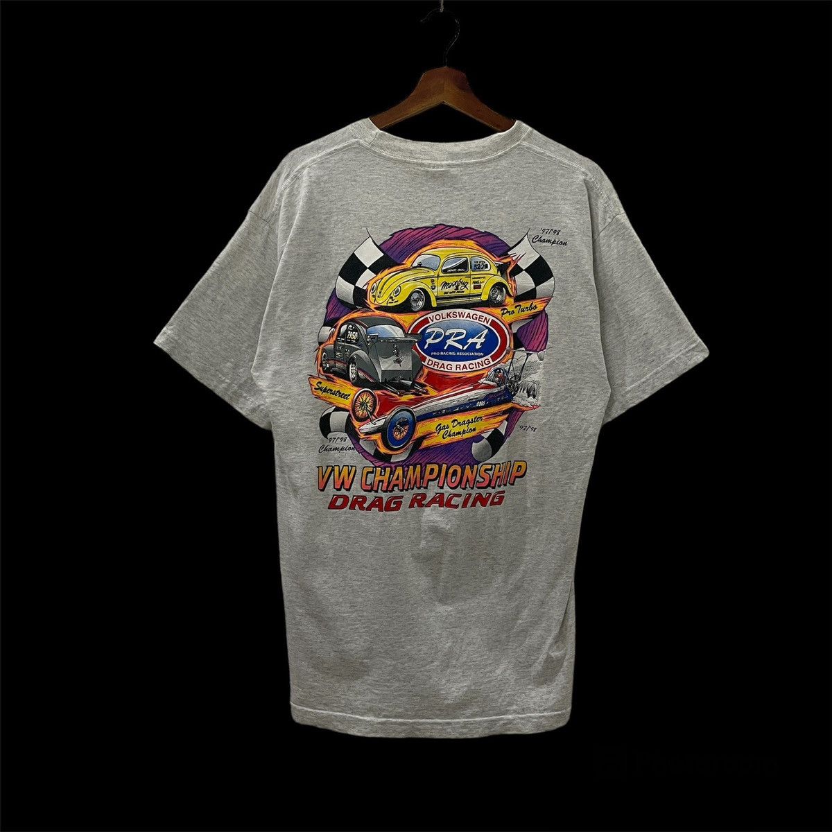 Formula 1 Vintage 90s Volkswagen Drag Racing T-shirt Size US M / EU 48-50 / 2 - 1 Thumbnail