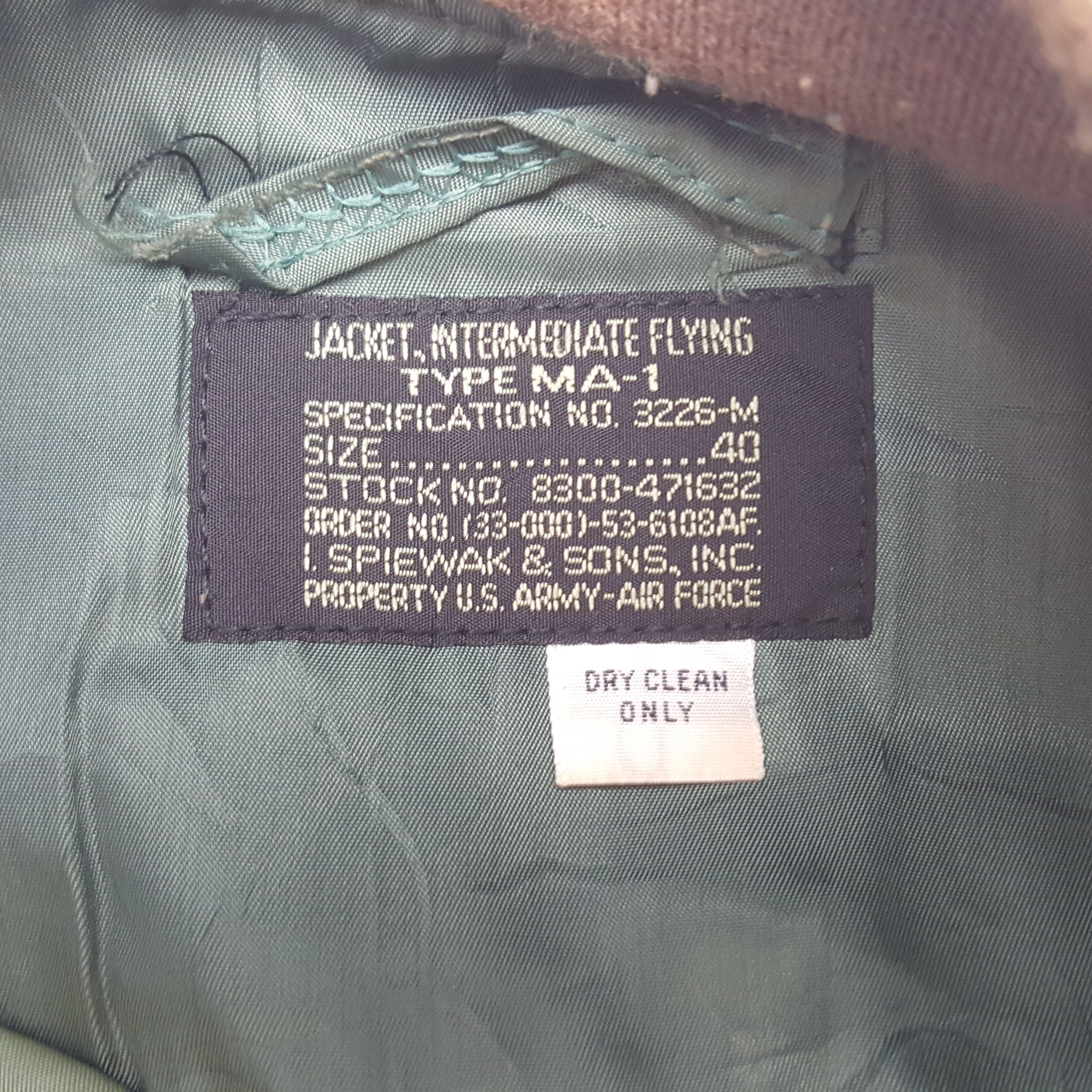 If Six Was Nine × Vintage Vintage Us Air Force Utility Style Bombers Jacket Size US L / EU 52-54 / 3 - 6 Thumbnail