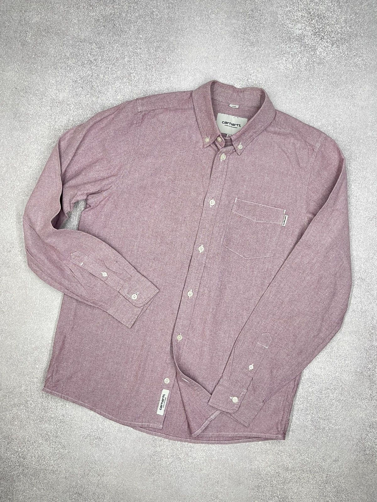 Carhartt × Carhartt Wip Mens Carhartt Rogers Shirt Pink Size M Size US M / EU 48-50 / 2 - 1 Thumbnail