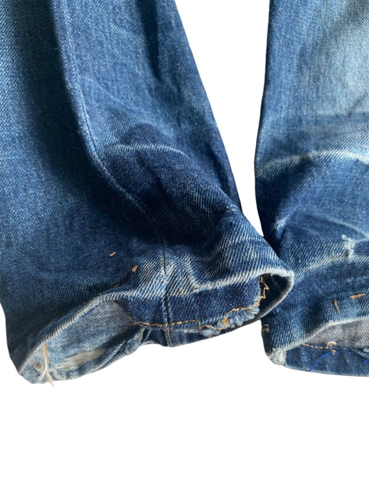 A.P.C. × Japanese Brand × Vintage A.P.C Selvedge Distressed Denim Size US 29 - 17 Thumbnail