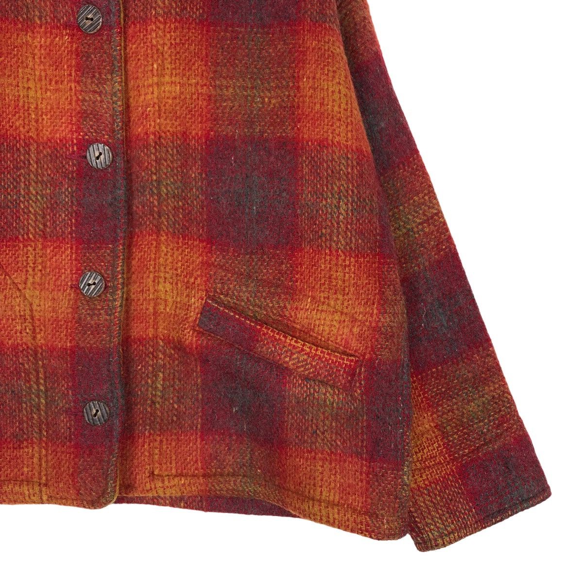 Japanese Brand 🔥VINTAGE BIKER WOOL JACKET PAT HOGUE TARTAN DESIGN Size US M / EU 48-50 / 2 - 5 Thumbnail