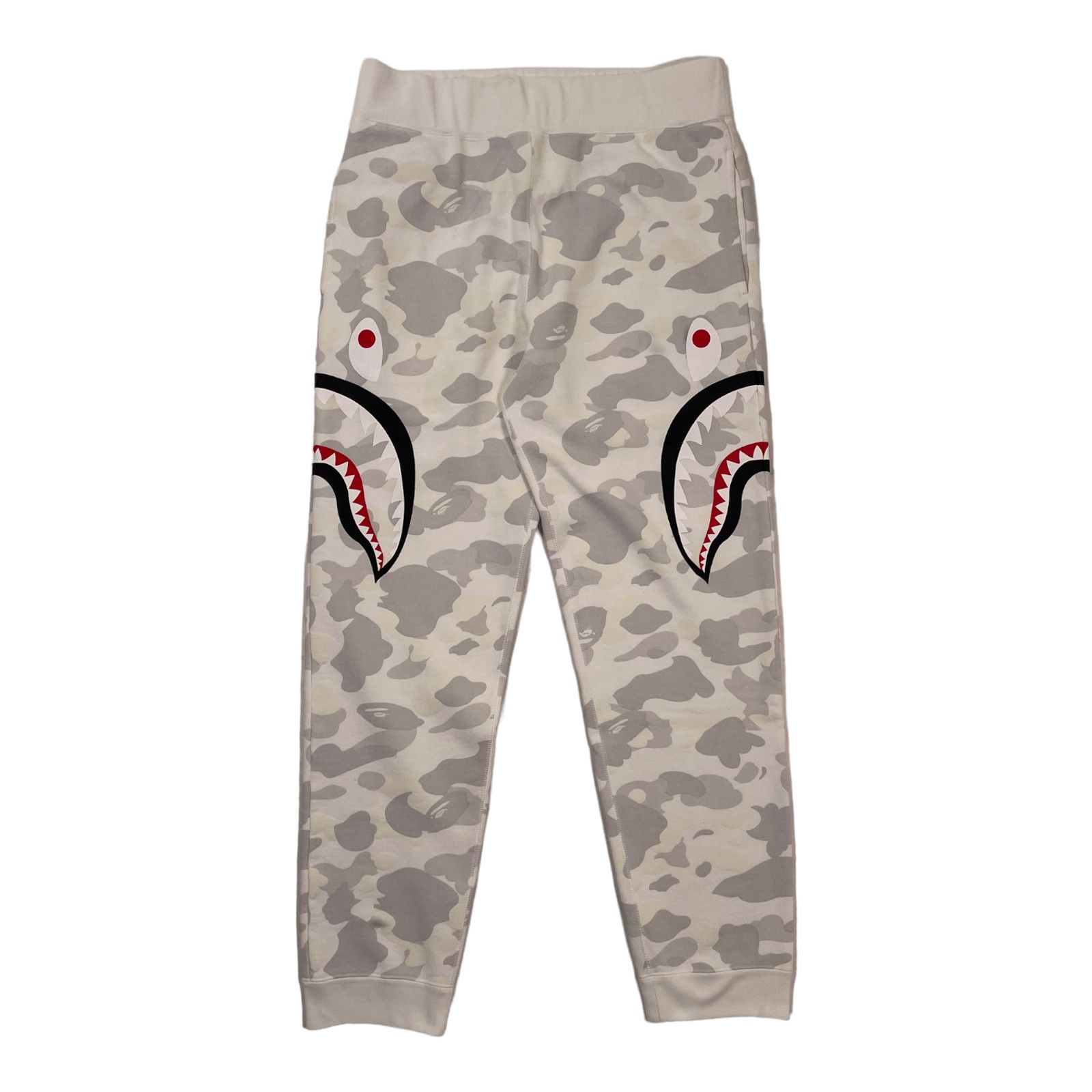 image of Bape City Camo Shark Slim Sweatpants White Pre-Owned, Men's (Size 36)