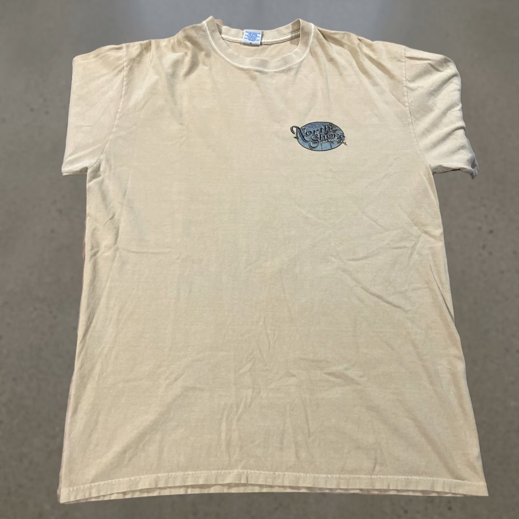 Vintage CrazyShirts North Shore Brewing Co. T Shirt Mens XL Brown Surfwear Hawaii Size US XL / EU 56 / 4 - 1 Thumbnail