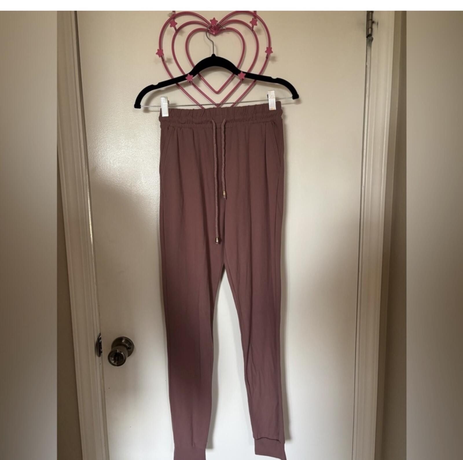 Other ( LA12ST) Mauve Jogger Pants Size 32" / US 10 / IT 46 - 1 Thumbnail