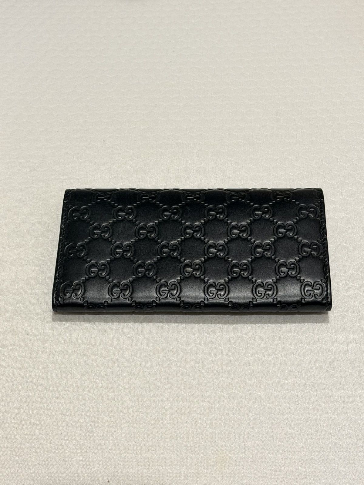Gucci Gucci Signature Guccissima Black Wallet Size ONE SIZE - 2 Thumbnail