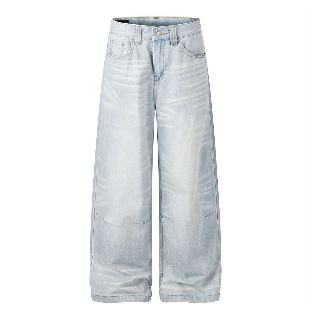 Vintage Men's Light-Wash Vibe Wide-Leg Jeans Size US 32 / EU 48 - 1 Thumbnail