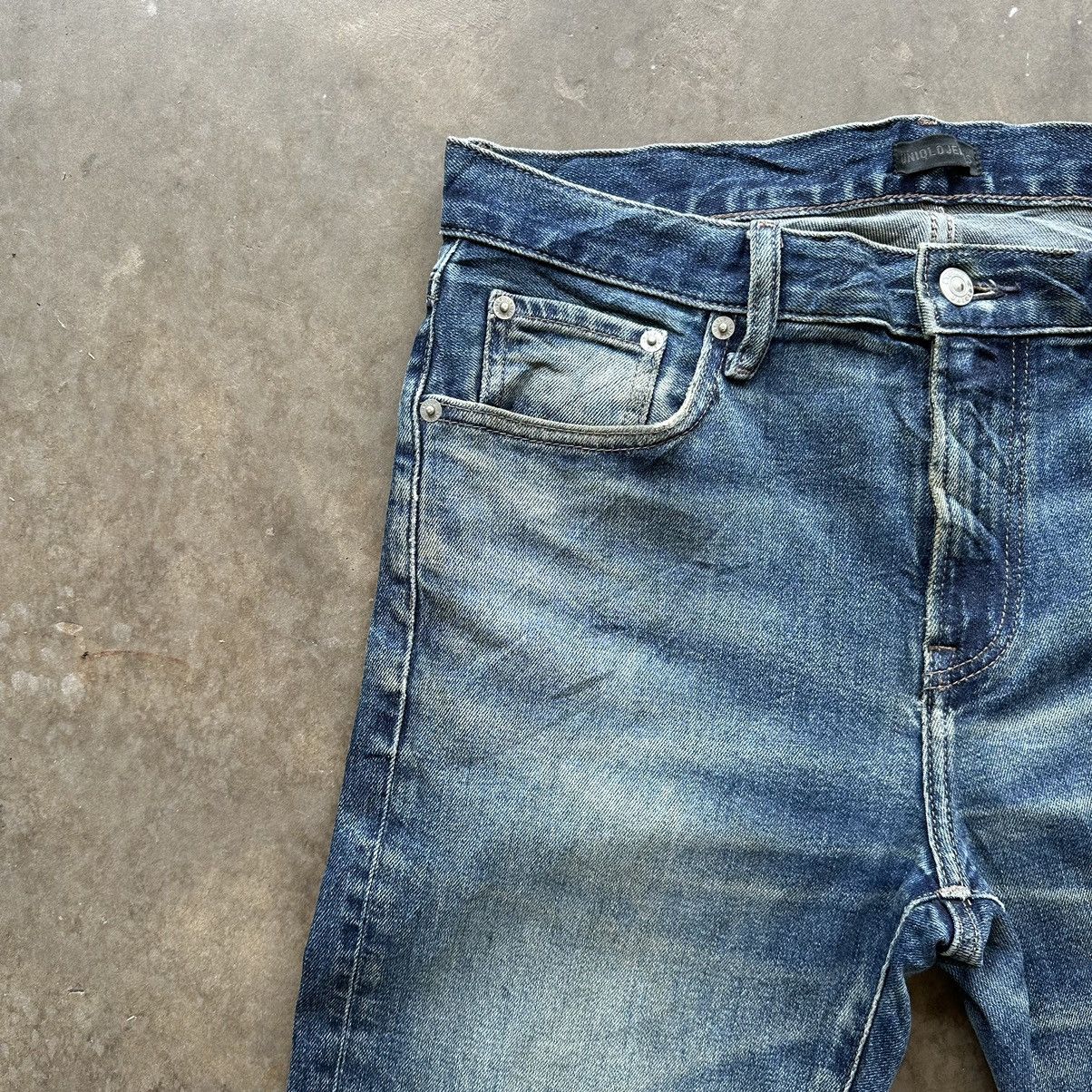 Japanese Brand × Jean × Vintage Vintage Japanese Faded Distressed Denim Jean Pant W33 Size US 33 - 5 Thumbnail