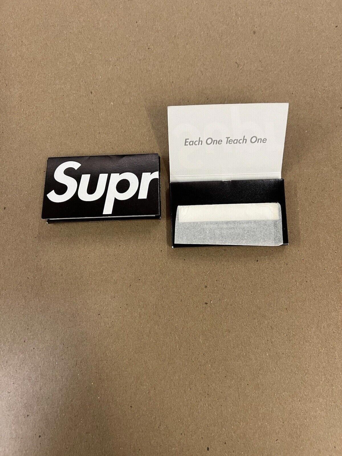 Designer 2008 SS08 Deadstock Supreme Rolling Papers Black Brand New Size ONE SIZE - 3 Thumbnail