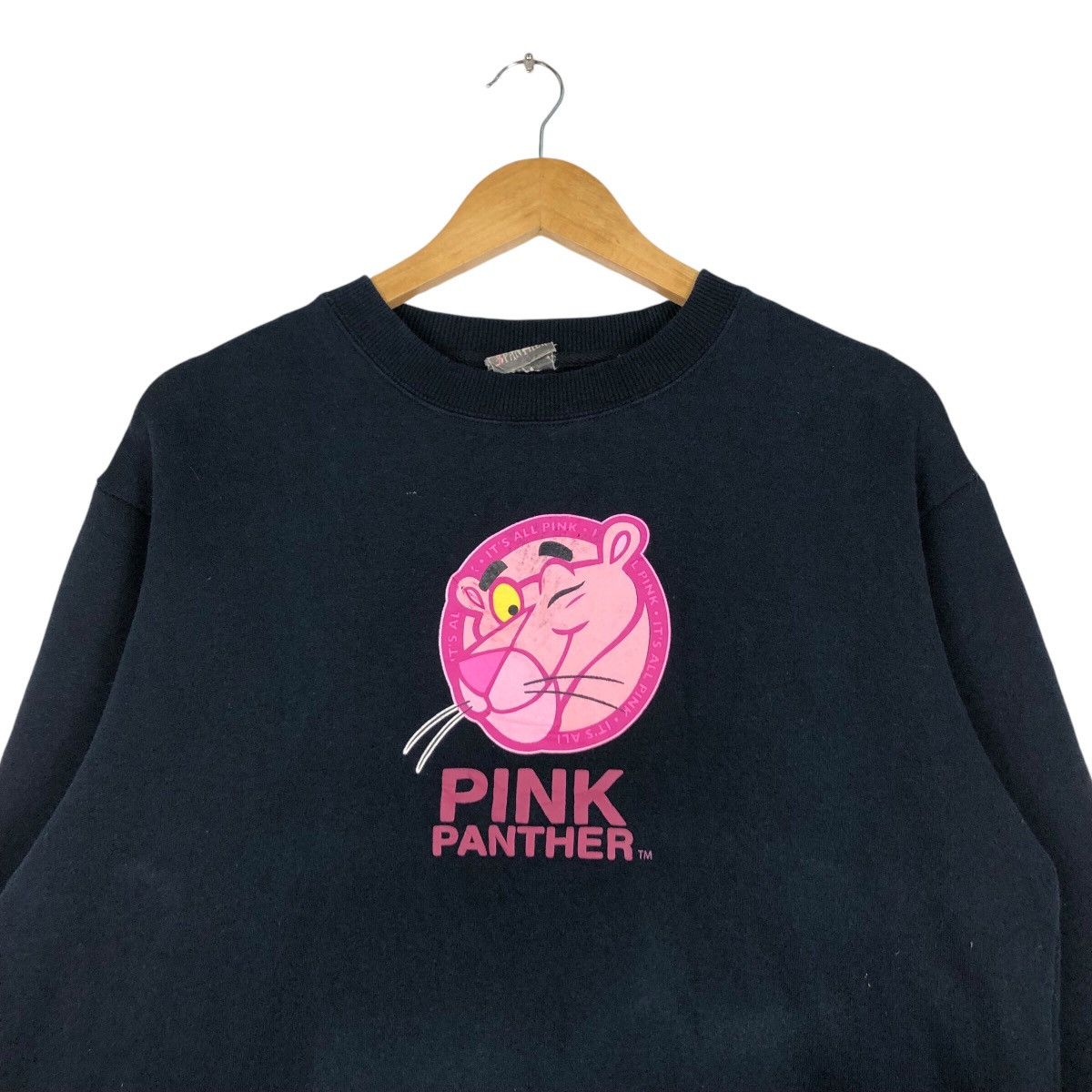 Cartoon Network × Vintage Pink Panther Rare Vintage Cartoon Sweatshirt Medium Size US M / EU 48-50 / 2 - 2 Thumbnail
