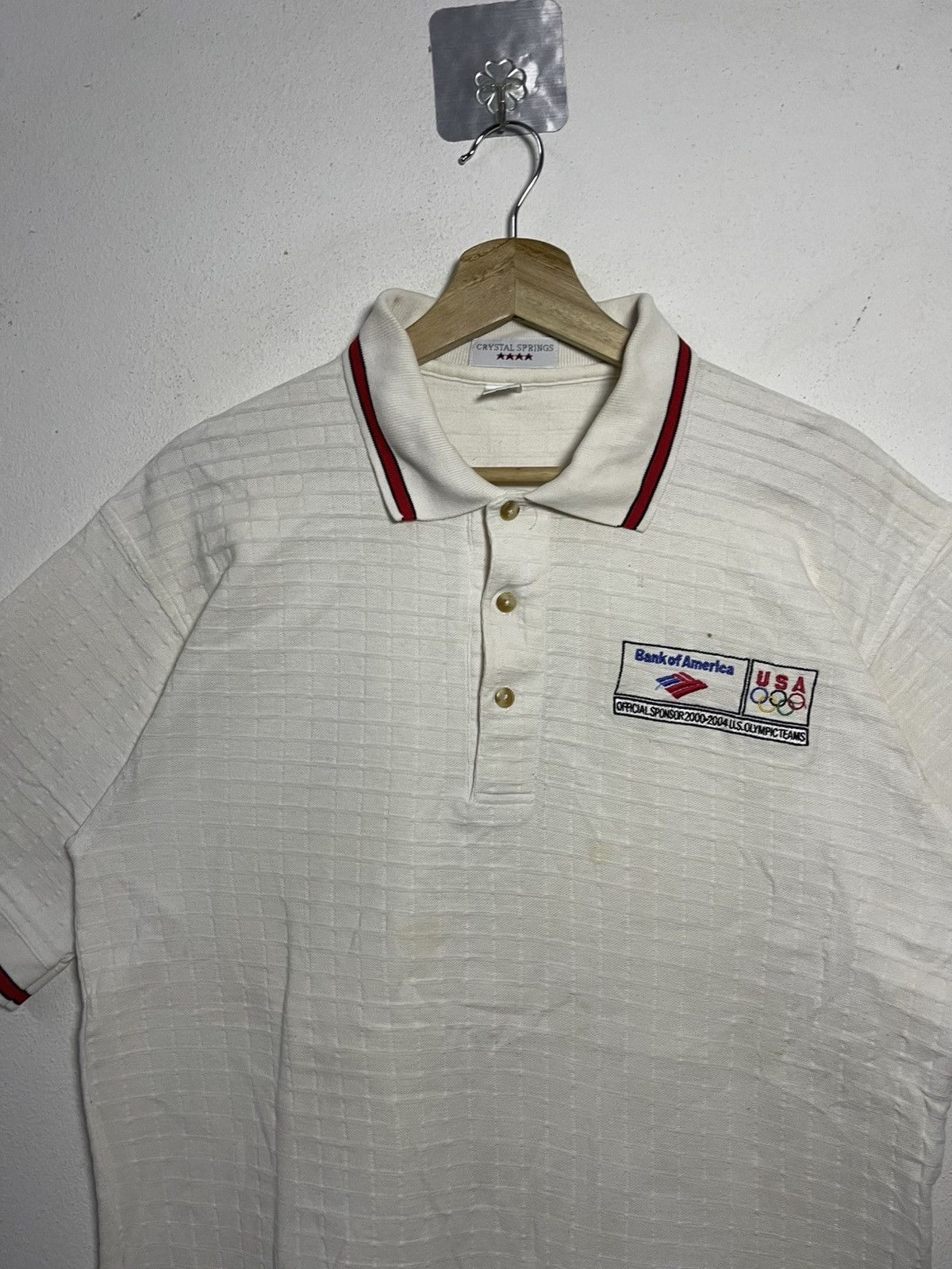 Vintage Vintage Bank of America Olympic Polo Shirt Size US M / EU 48-50 / 2 - 2 Thumbnail