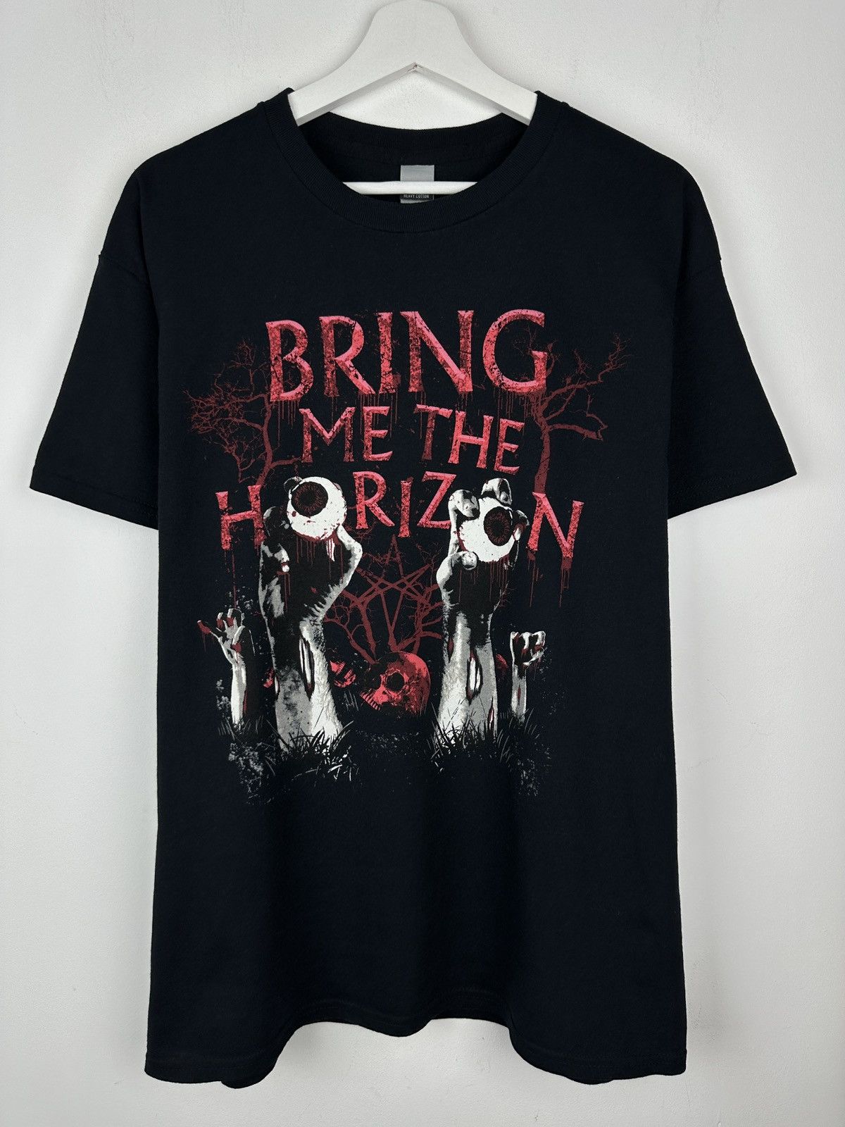 Band Tees Bring Me The Horizon Graveyard Eyes Rock Band T Shirt Tee Size US L / EU 52-54 / 3 - 1 Thumbnail