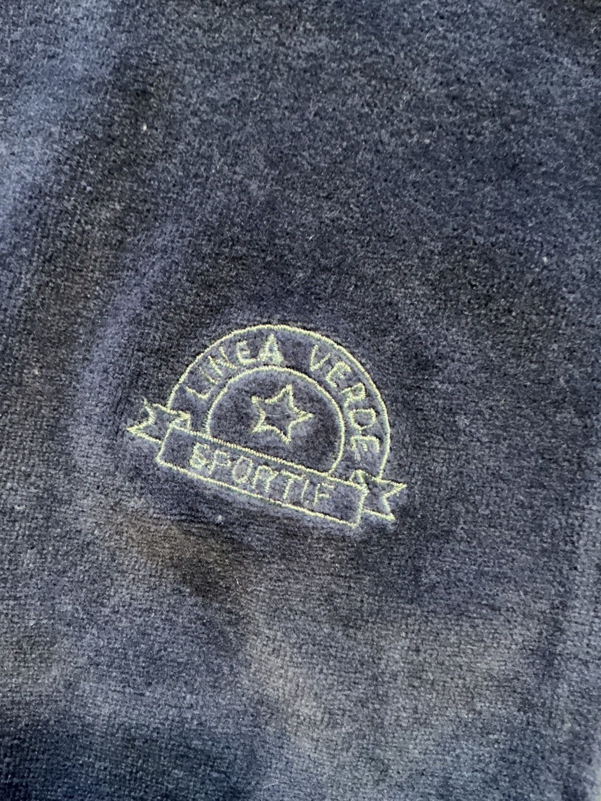 Vintage Vintage Linea Verde Sportif Greenline Velour Sweatshirt Size US M / EU 48-50 / 2 - 6 Thumbnail