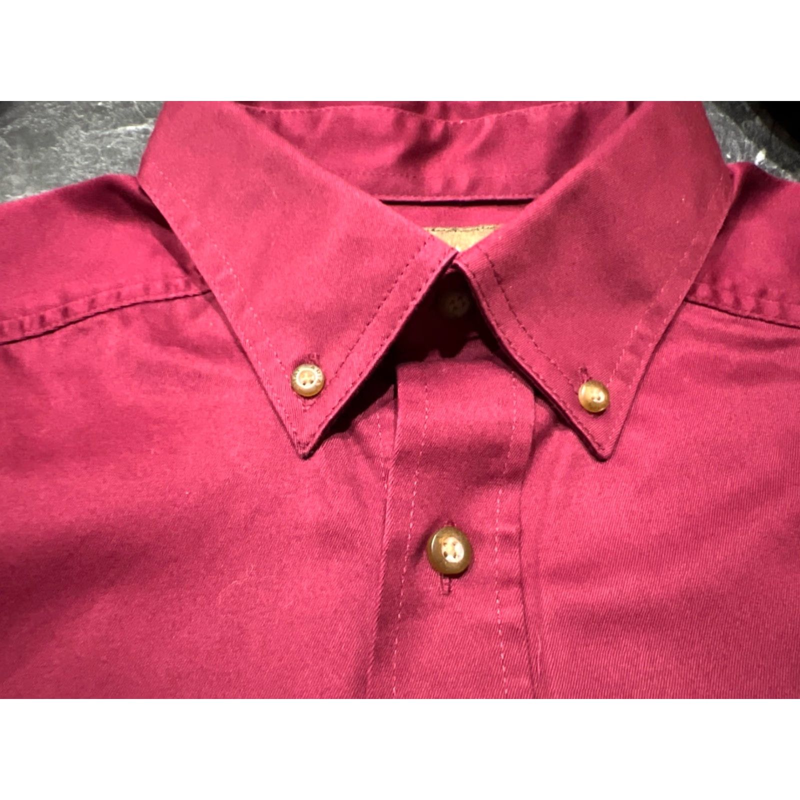 Ariat Ariat Men’s Long Sleeve Button-Up Shirt Burgundy Magenta Cotton Western City Casual L Size US L / EU 52-54 / 3 - 4 Thumbnail