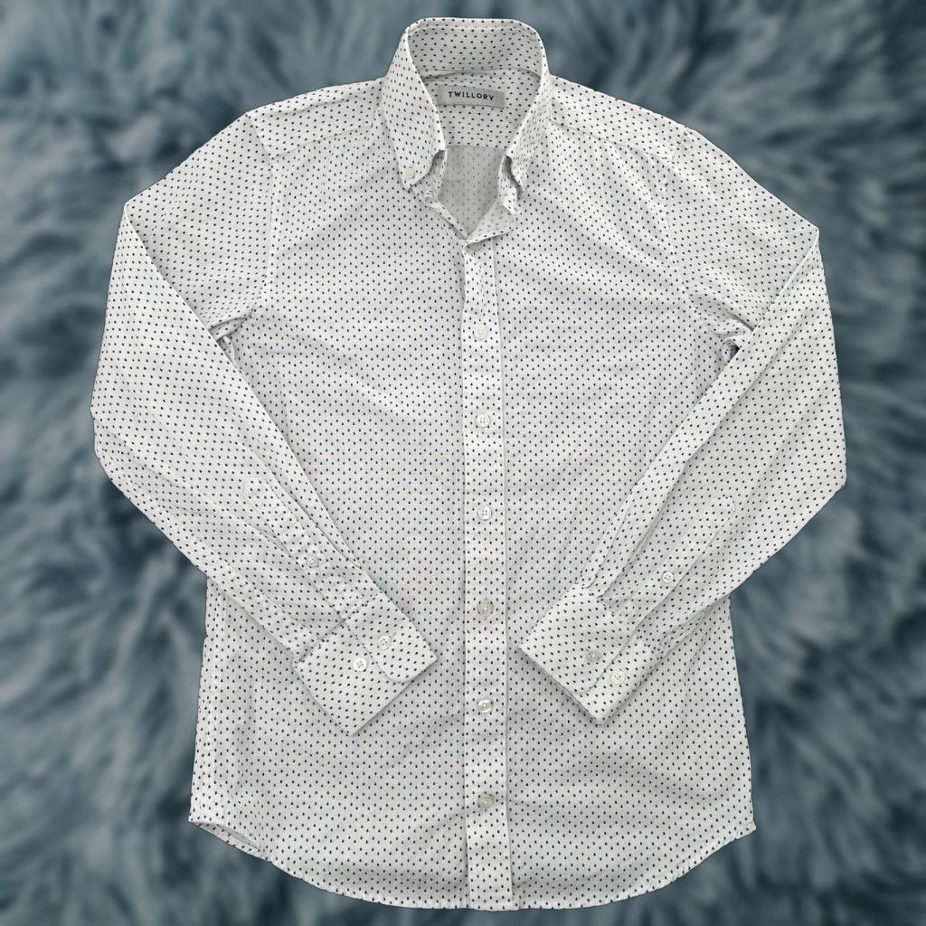 Vintage VINTAGE Twillory Shirt Men Small Long Sleeve Button Down Cotton White Business Casual Size US S / EU 44-46 / 1 - 1 Thumbnail