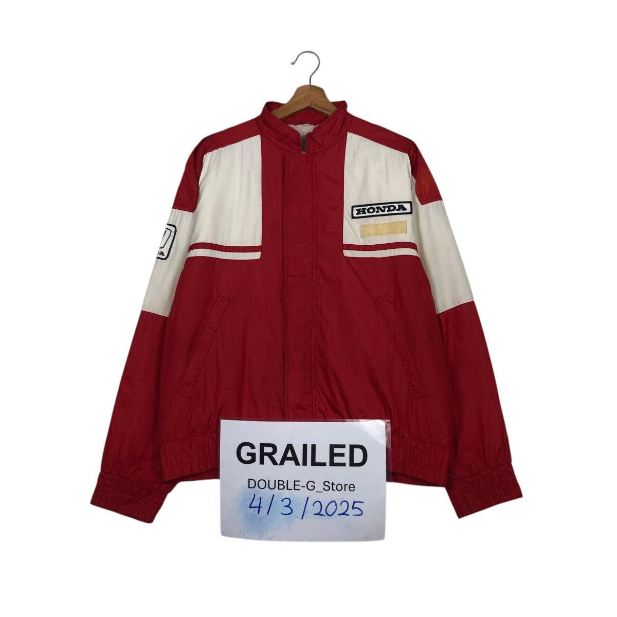 Honda × Vintage 📌Vintage Bomber Jacket Honda Racing Big Logo Spell Out Size US M / EU 48-50 / 2 - 2 Thumbnail