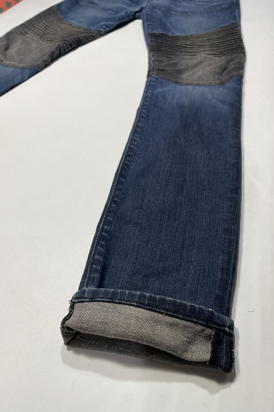 True Religion Vtg True Religion Rocco ripstop distress biker denim skinny Size US 28 / EU 44 - 4 Thumbnail