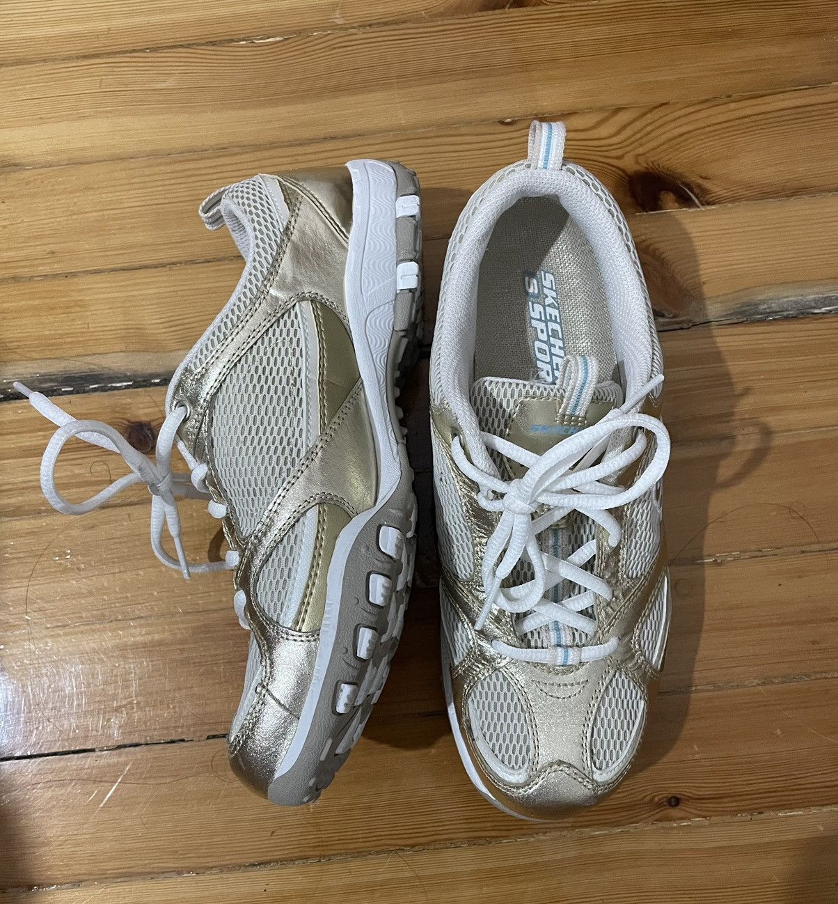 SKECHERS Vintage Sketchers Low top sneakers in White and Gold Size US 5.5 / IT 35.5 - 4 Thumbnail