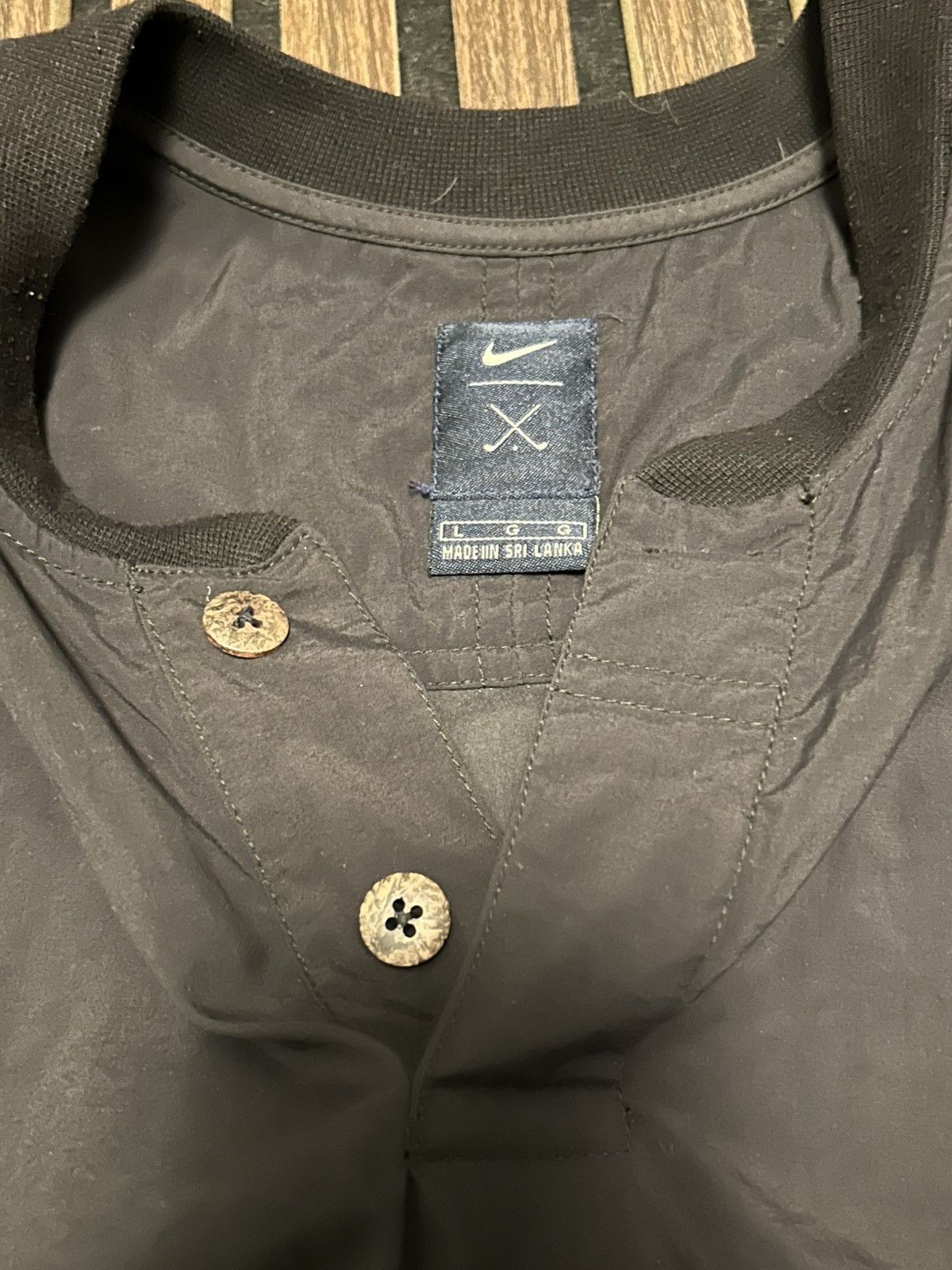 Nike Vintage Black Nike Golf Pullover Size US L / EU 52-54 / 3 - 3 Thumbnail