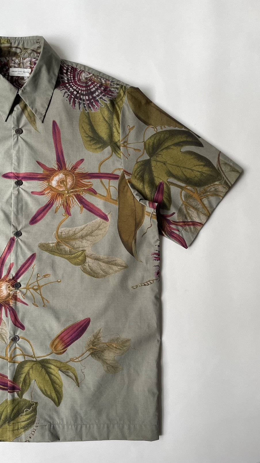 Dries Van Noten A/W 23 ‘Botanical Print’ Short Sleeve Shirt Size US M / EU 48-50 / 2 - 5 Thumbnail