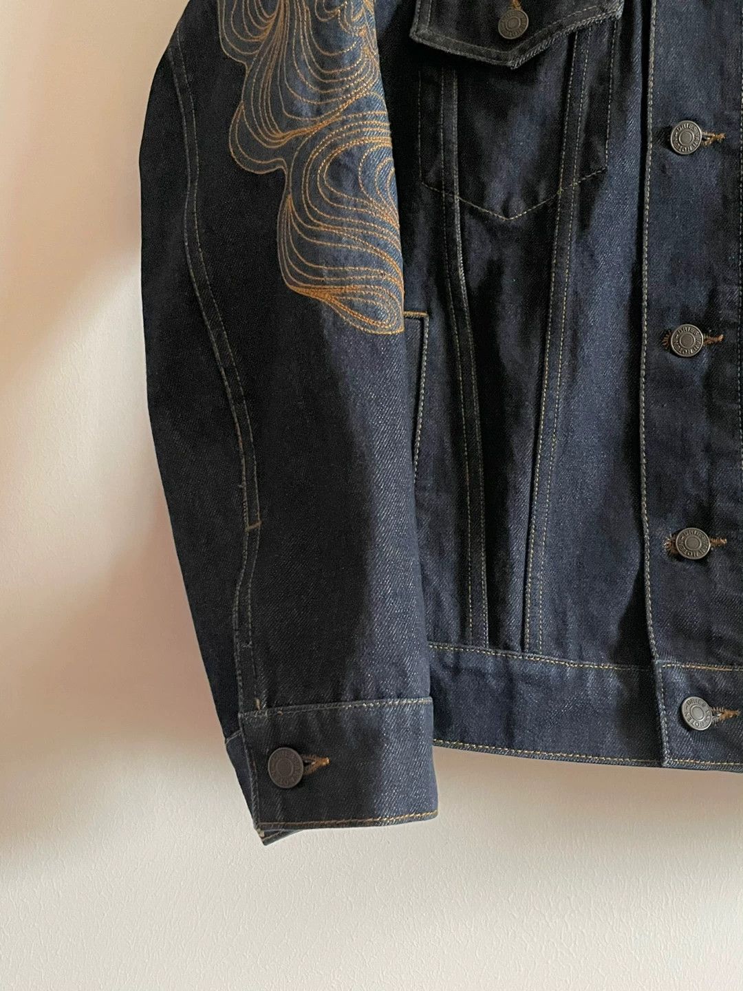 Dries Van Noten Dries Van Noten SS18 Floral Embroidered Denim Jacket Size US S / EU 44-46 / 1 - 6 Thumbnail