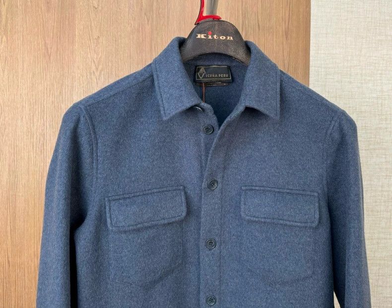 Loro Piana LORO PIANA Excellence series camel hair shirt jacket Size US S / EU 44-46 / 1 - 2 Thumbnail