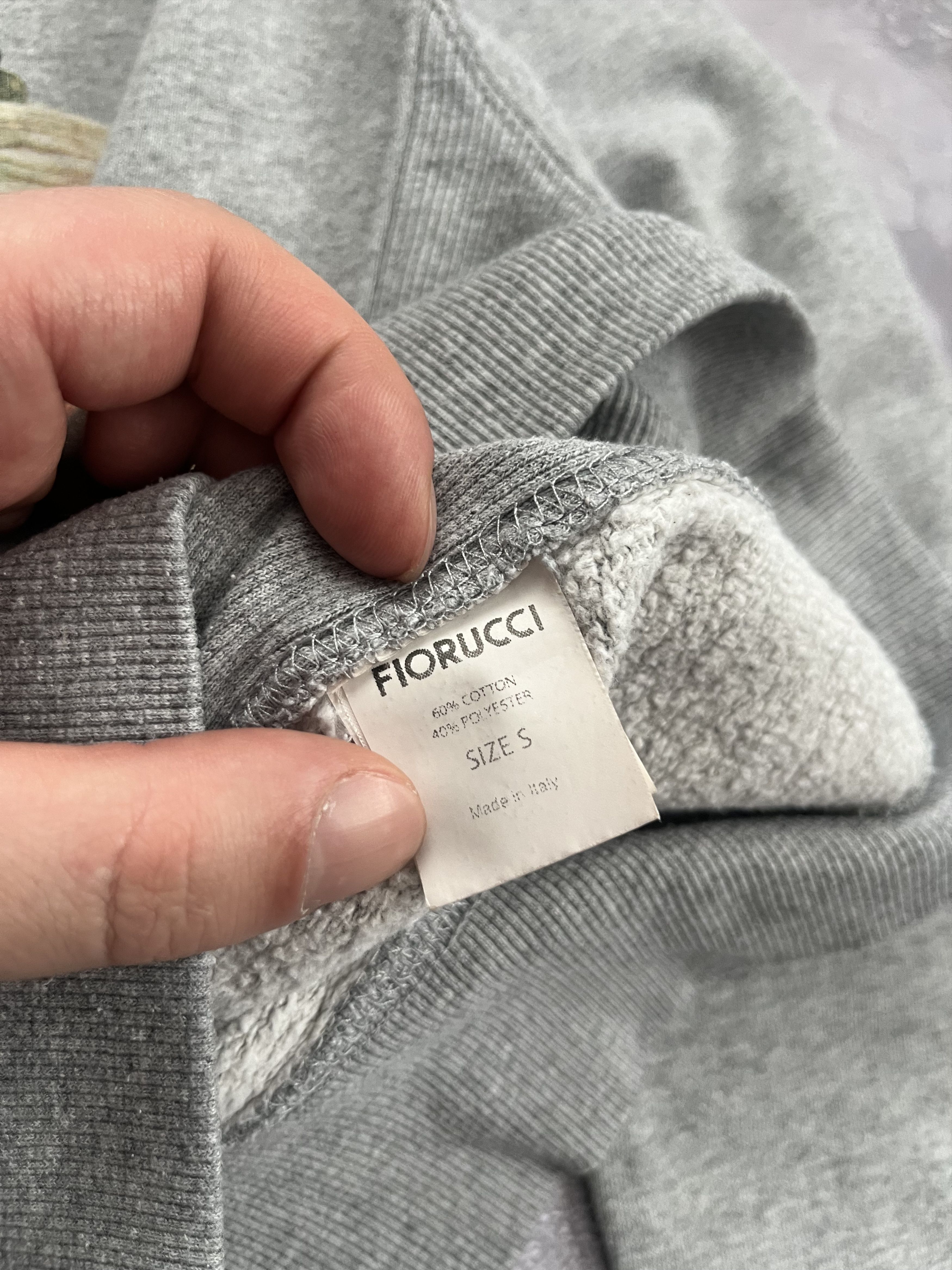 Fiorucci RARE Fiorucci Cherub Angels Classic Logo Gray Sweatshirt Size US S / EU 44-46 / 1 - 4 Thumbnail