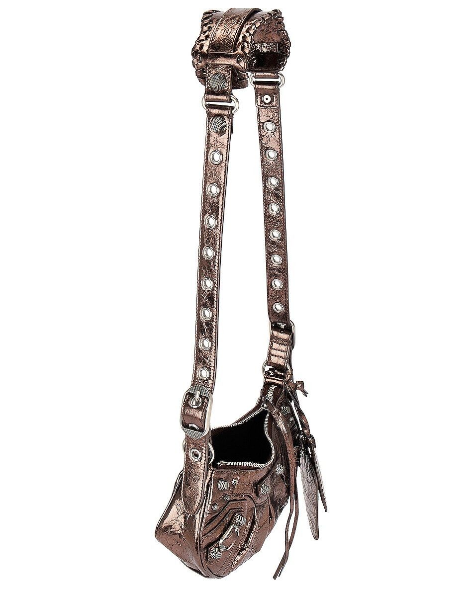 Balenciaga o1mt1gz1024 Size: OS / Le Cagole XS Shoulder Bag Metallized Size ONE SIZE - 5 Thumbnail