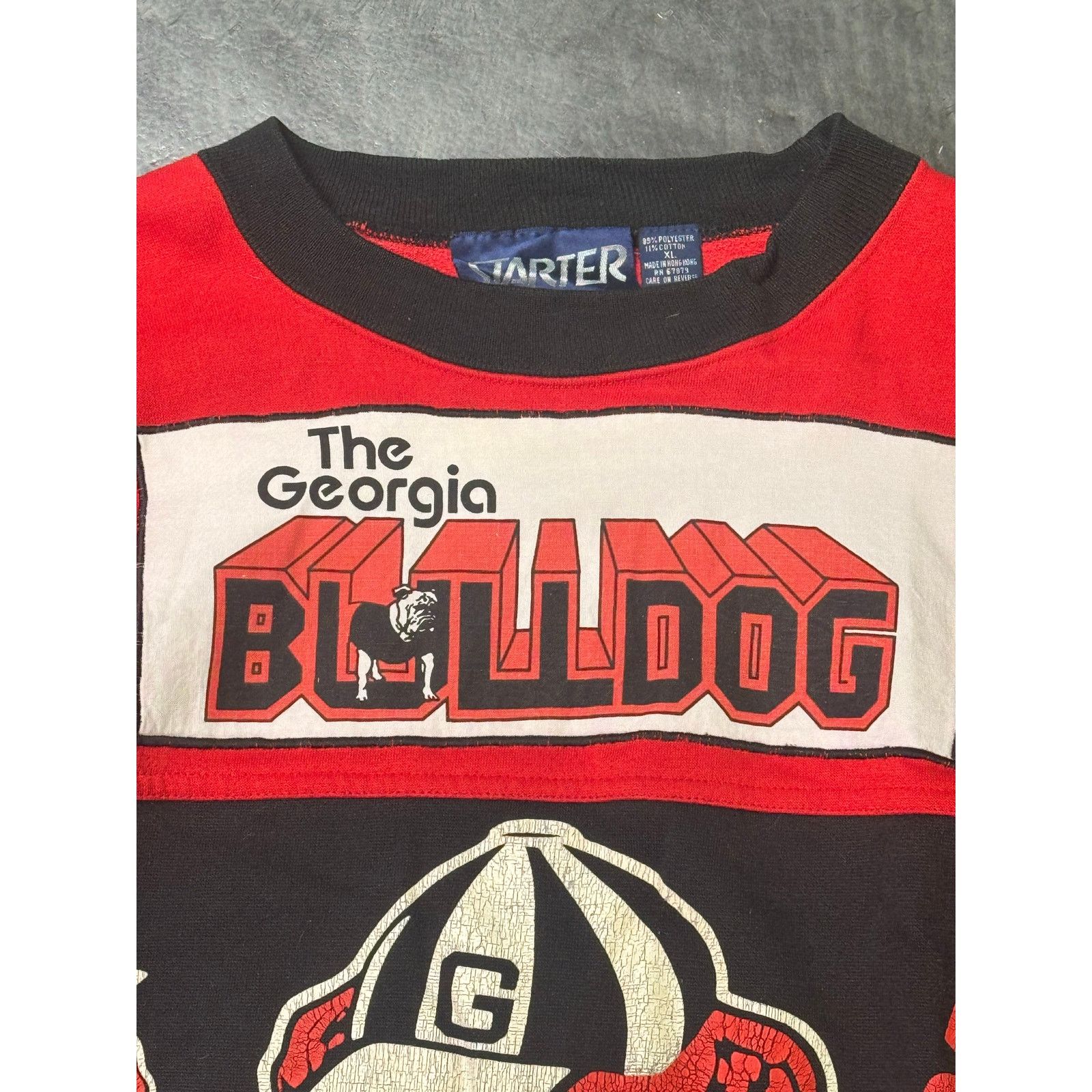 Starter Vintage Georgia Bulldogs Starter Crewneck Sweatshirt Size US XL / EU 56 / 4 - 3 Thumbnail