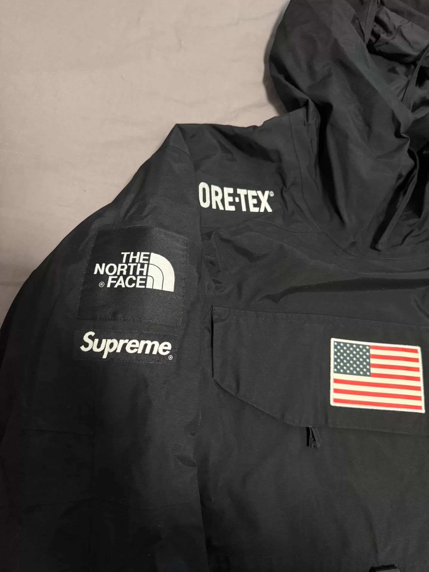 Supreme Supreme TNF Antarctic Flag Jacket Black XL Size US XL / EU 56 / 4 - 2 Thumbnail