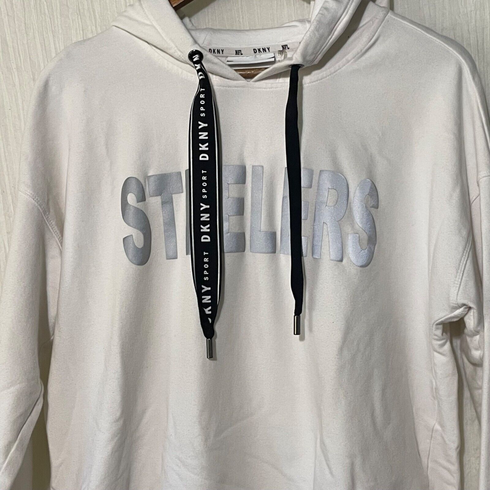 DKNY DKNY Sport Pittsburg Steelers Maddie Hoodie White Large Size L / US 10 / IT 46 - 12 Thumbnail