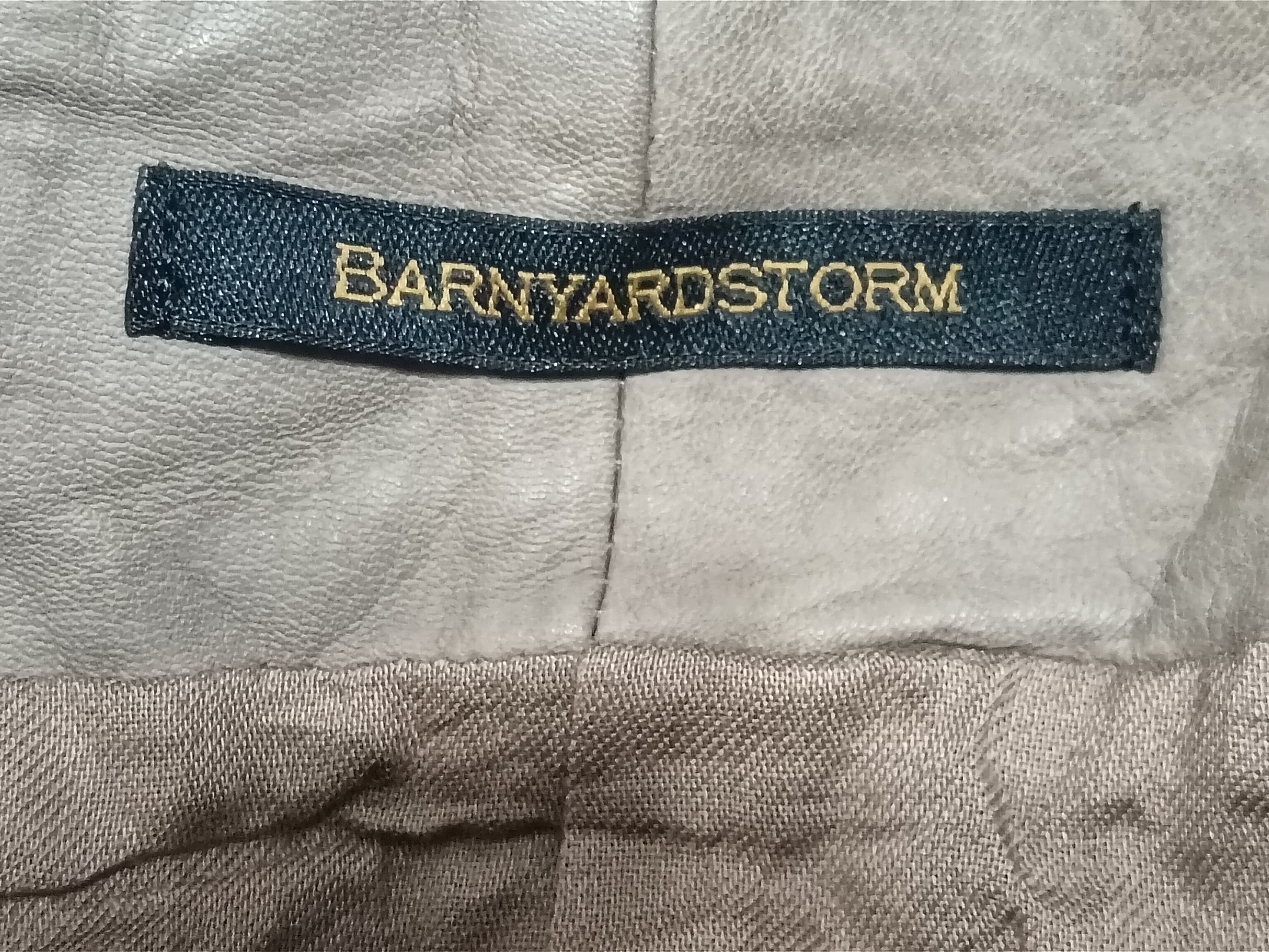 Genuine Leather BARNYARD STORM SHEEPSKIN LEATHER JACKET Size M / US 6-8 / IT 42-44 - 2 Thumbnail