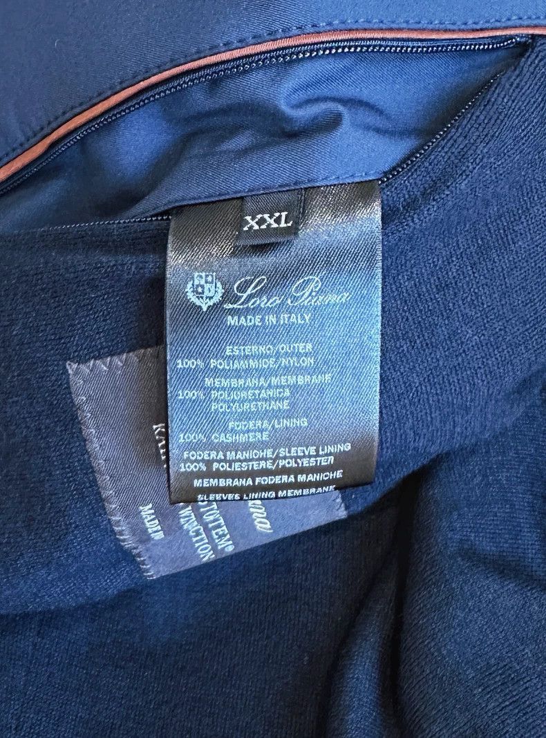 Loro Piana LORO PIANA Tie-on jacket with cashmere lining Size US XXL / EU 58 / 5 - 7 Thumbnail