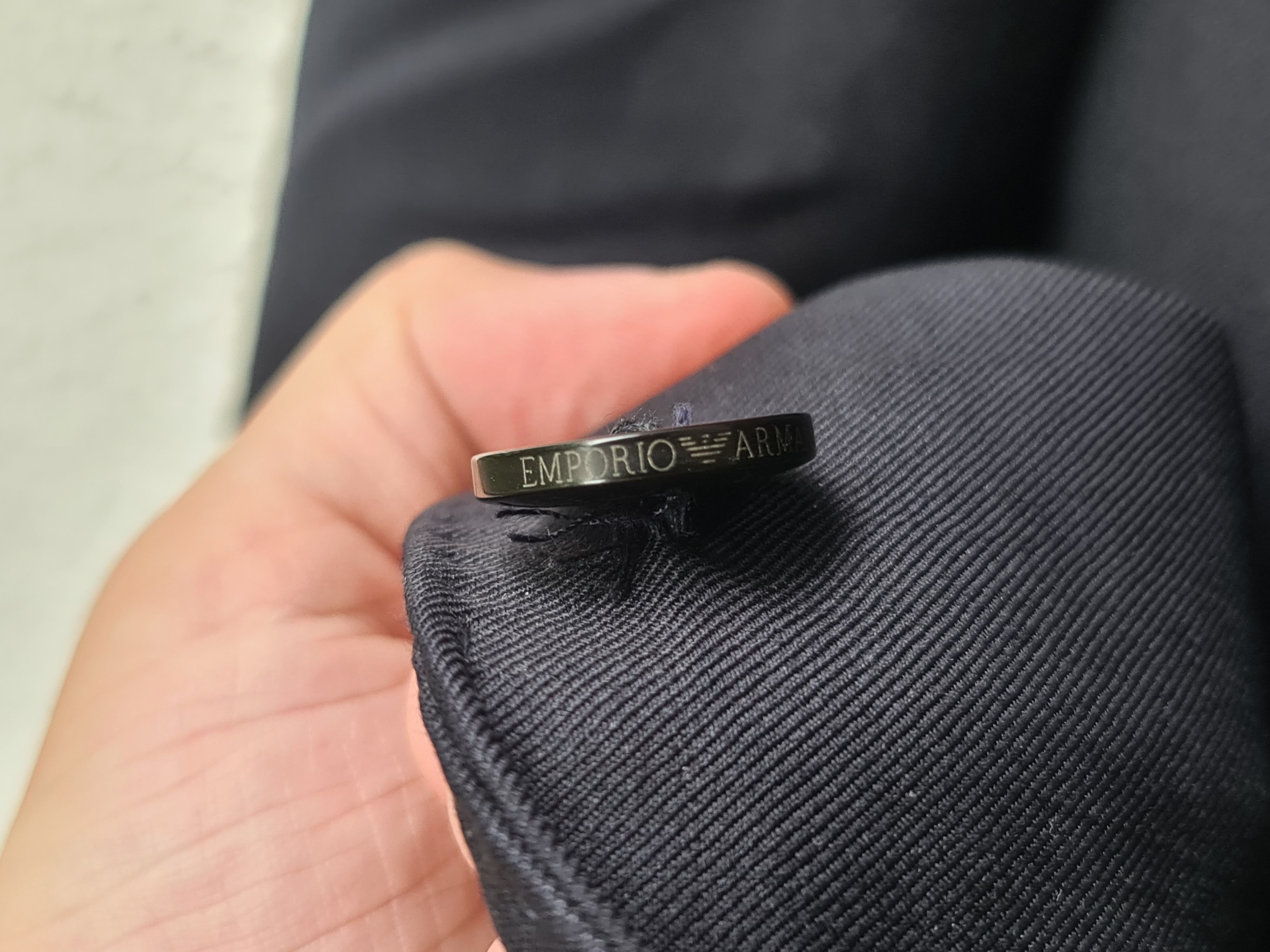 Emporio Armani Emporio Armani one button wool blazer Size 50R - 4 Thumbnail