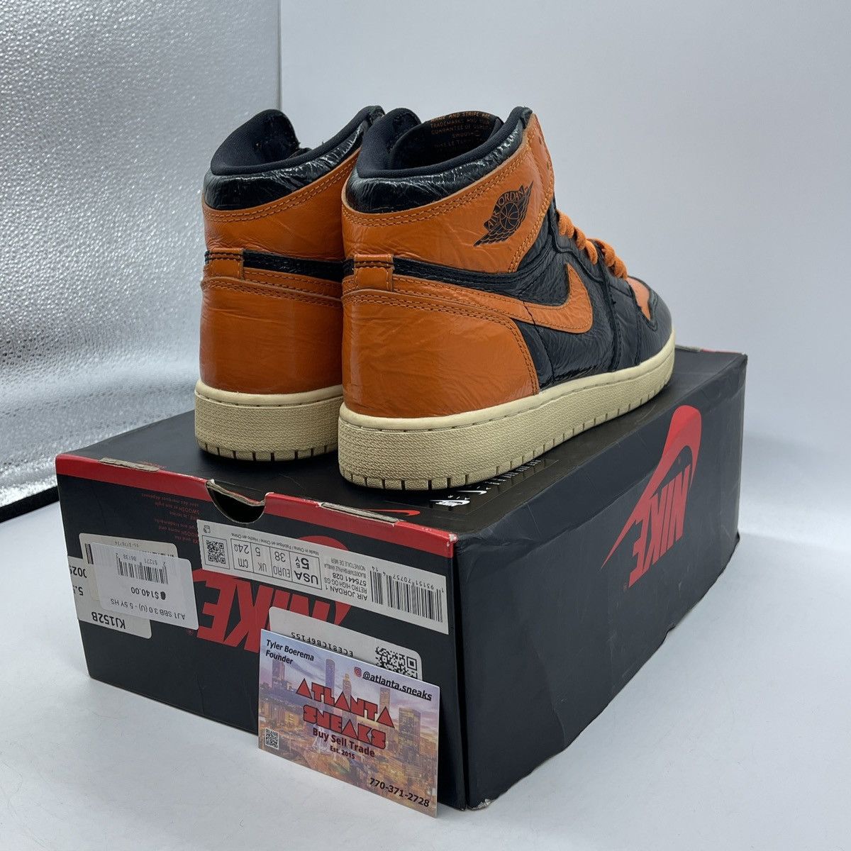 Jordan Brand Air Jordan 1 high shattered backboard 3.0 Size US 5.5 / IT 35.5 - 5 Thumbnail