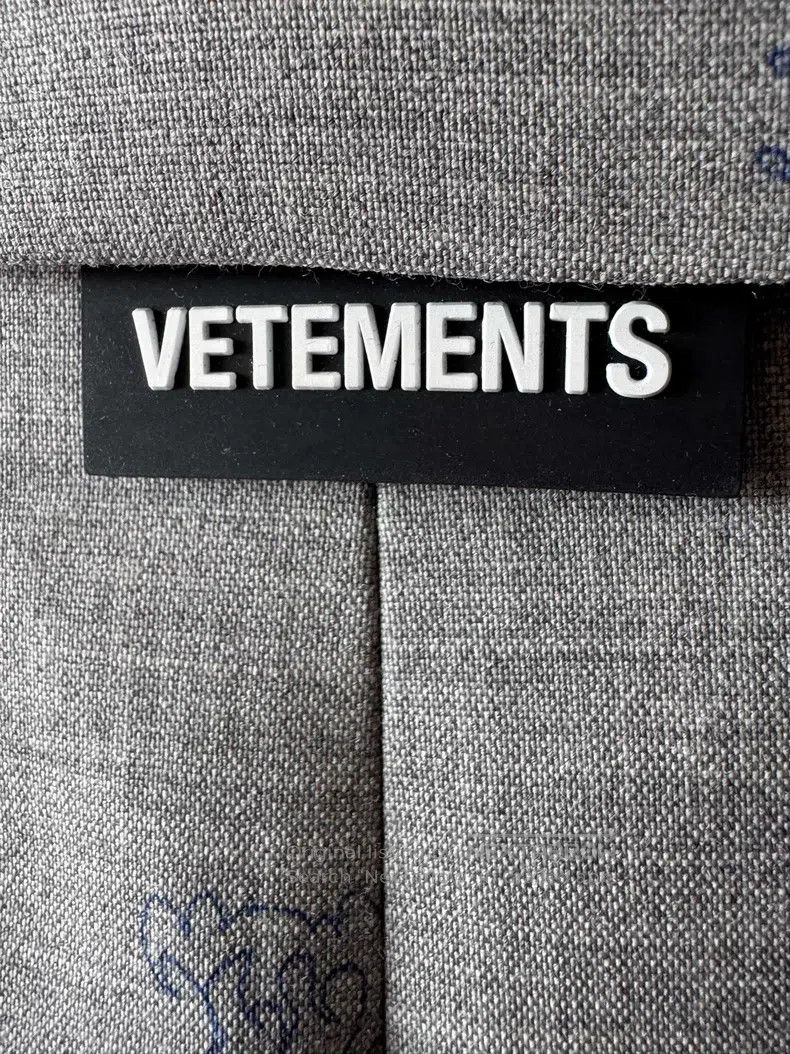 Vetements Vetements Sketch Style Printed Suit Size US S / EU 44-46 / 1 - 3 Thumbnail