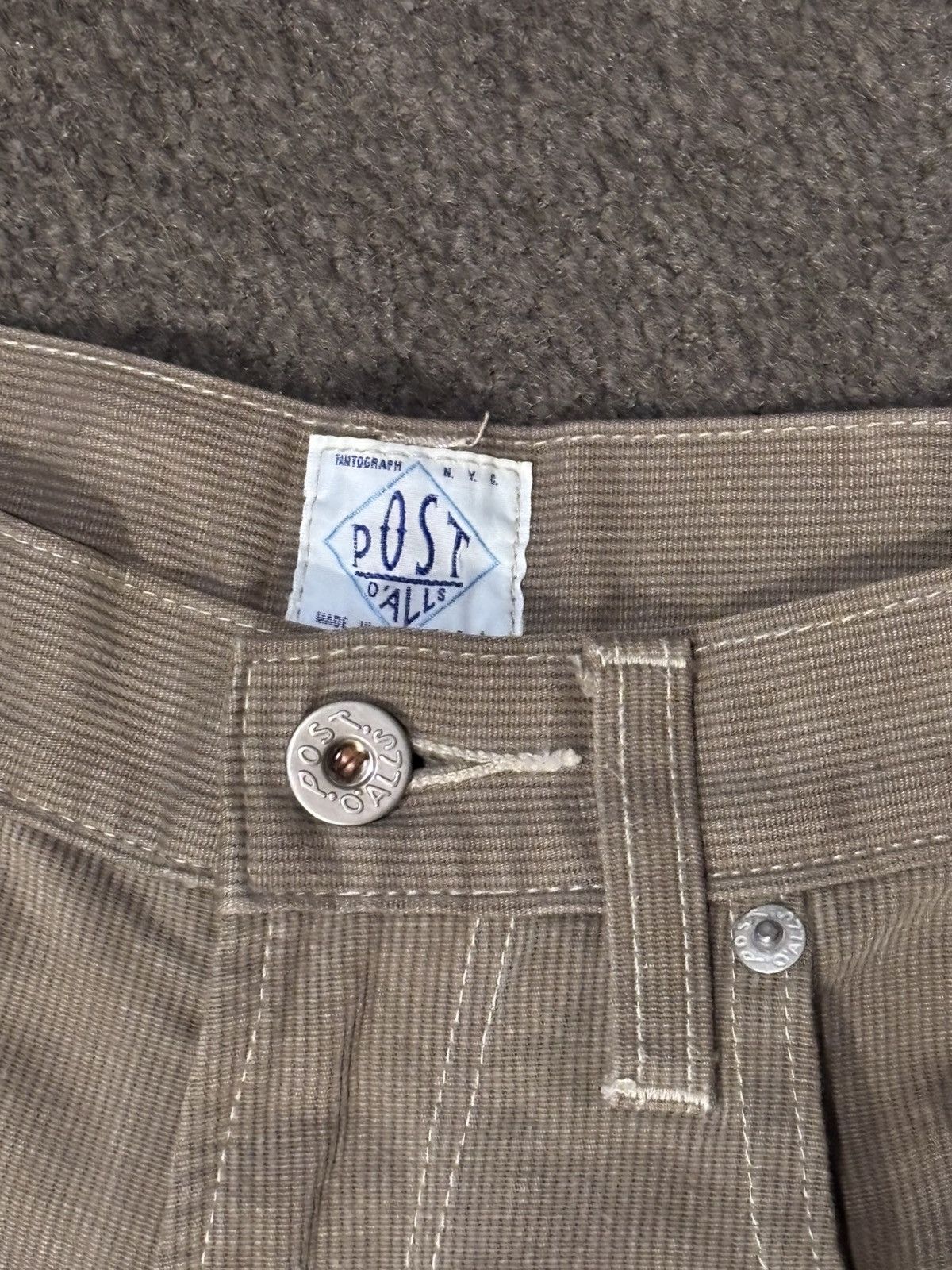 Post Overalls Five pocket micro-cord pants Size US 28 / EU 44 - 3 Thumbnail