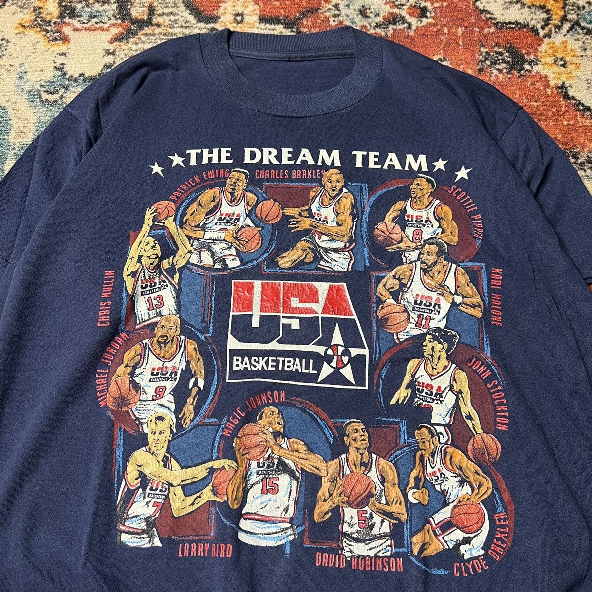Vintage Vintage USA Basketball The Dream Team 1992 Size US XL / EU 56 / 4 - 1 Thumbnail