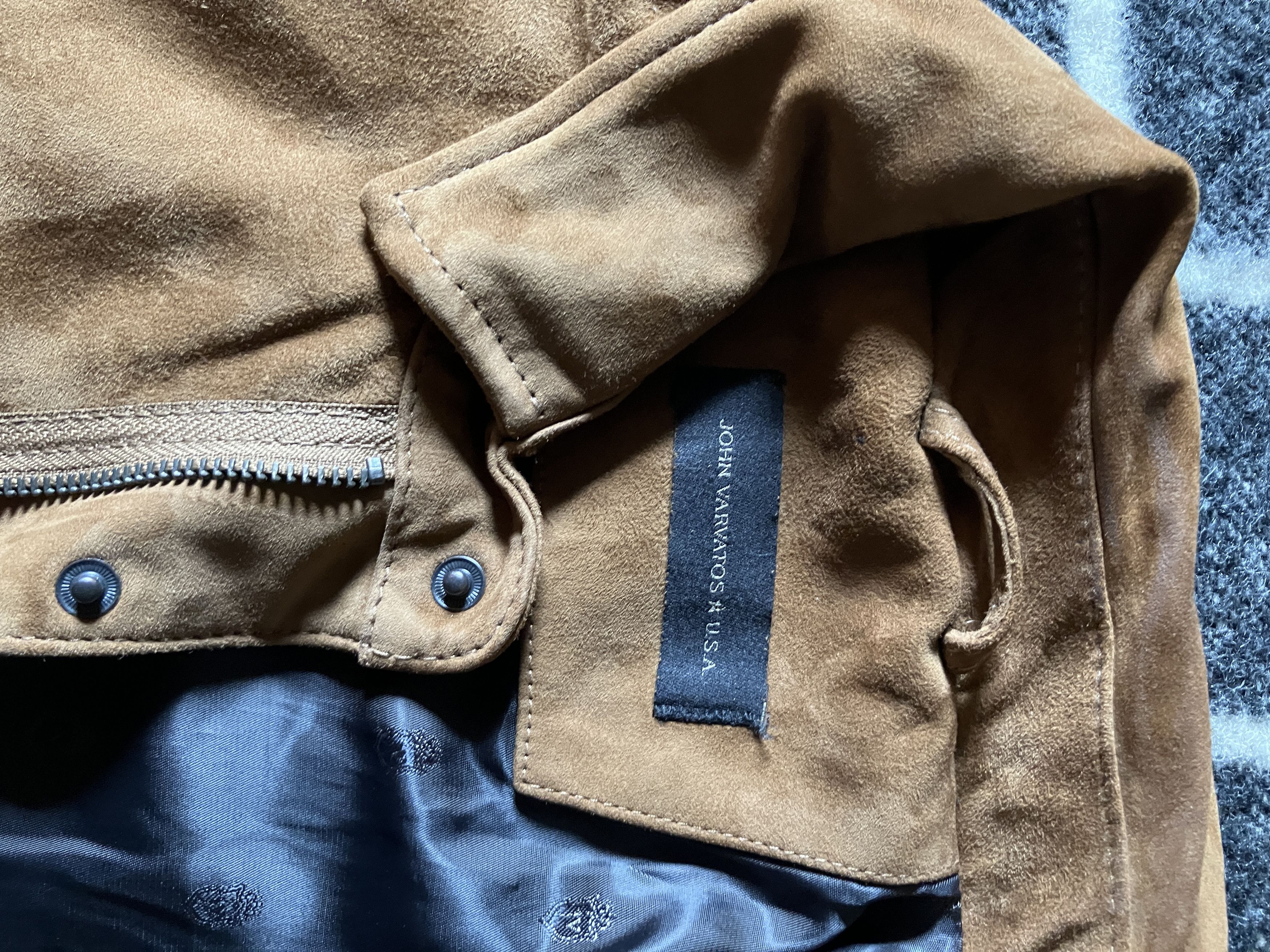 John Varvatos Suede Jacket Size US S / EU 44-46 / 1 - 5 Thumbnail