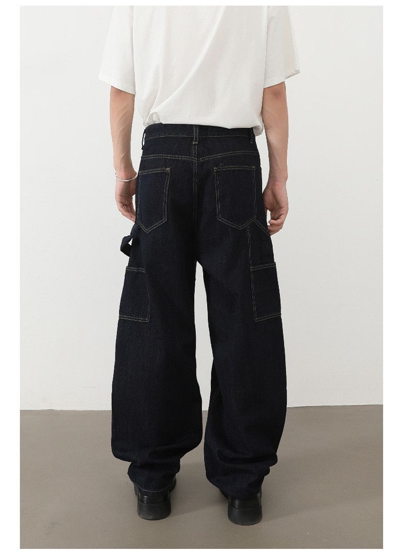 Jean American retro patchwork loose work jeans Size US 32 / EU 48 - 5 Thumbnail