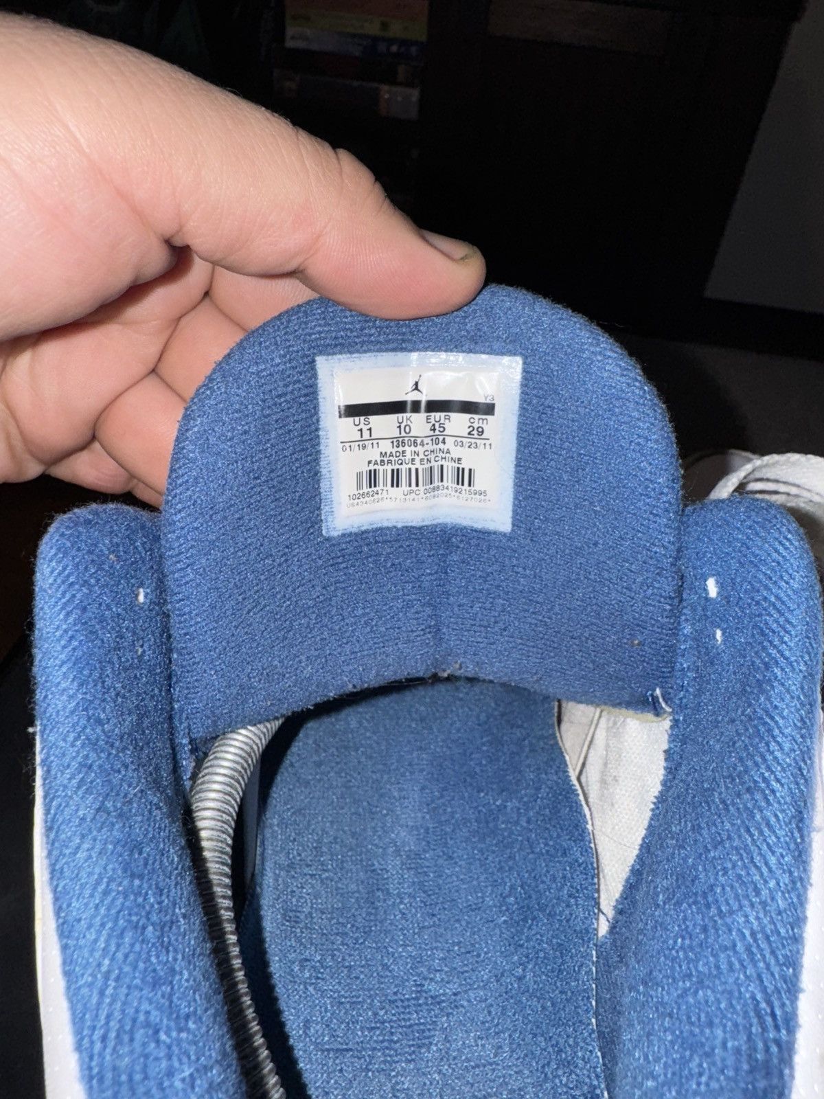 Jordan Brand True Blue Jordan 3 Size US 11 / EU 44 - 9 Thumbnail