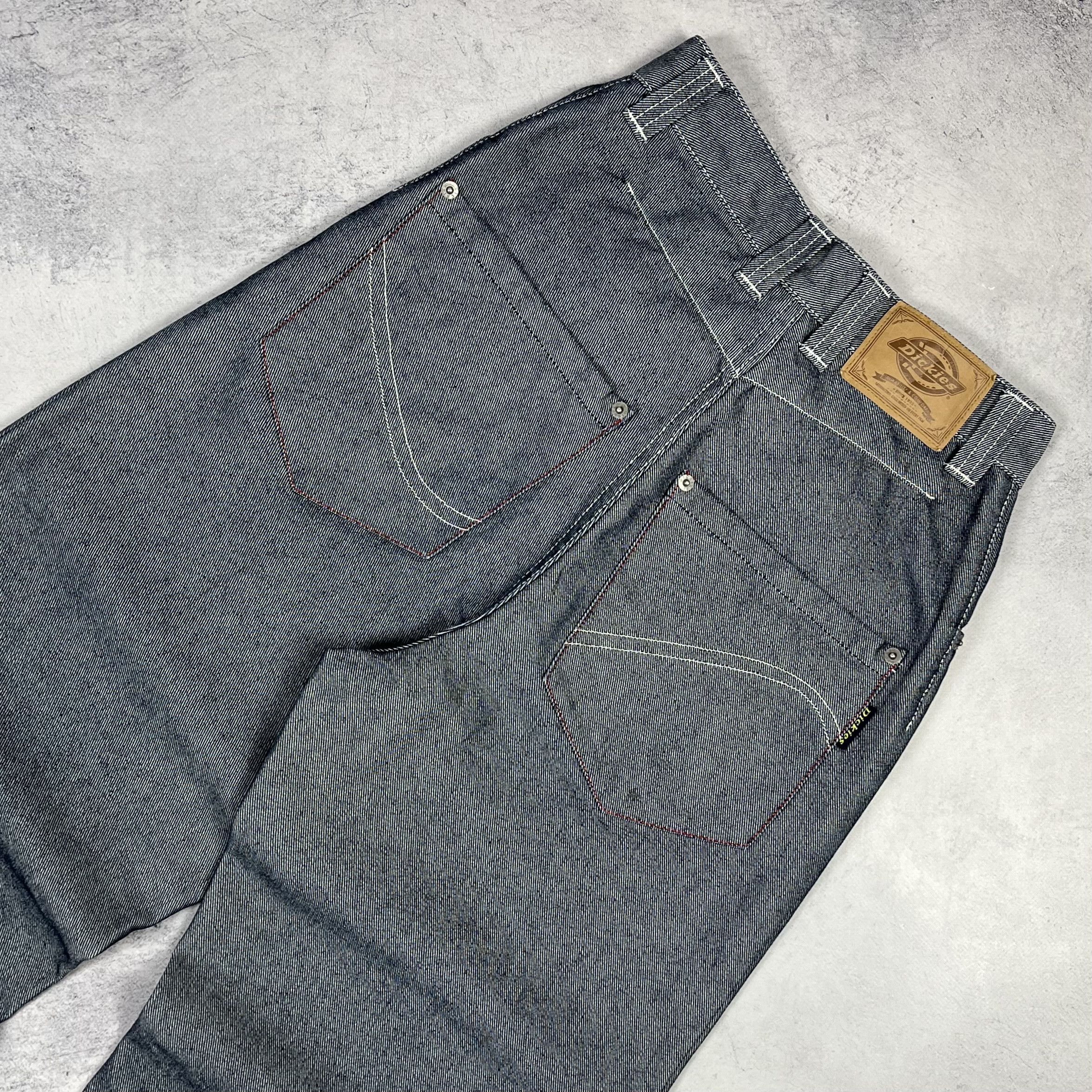Dickies Vintage Dickies Baggy Silver Blue Pants Jeans 90’s Size US 26 / EU 42 - 2 Thumbnail