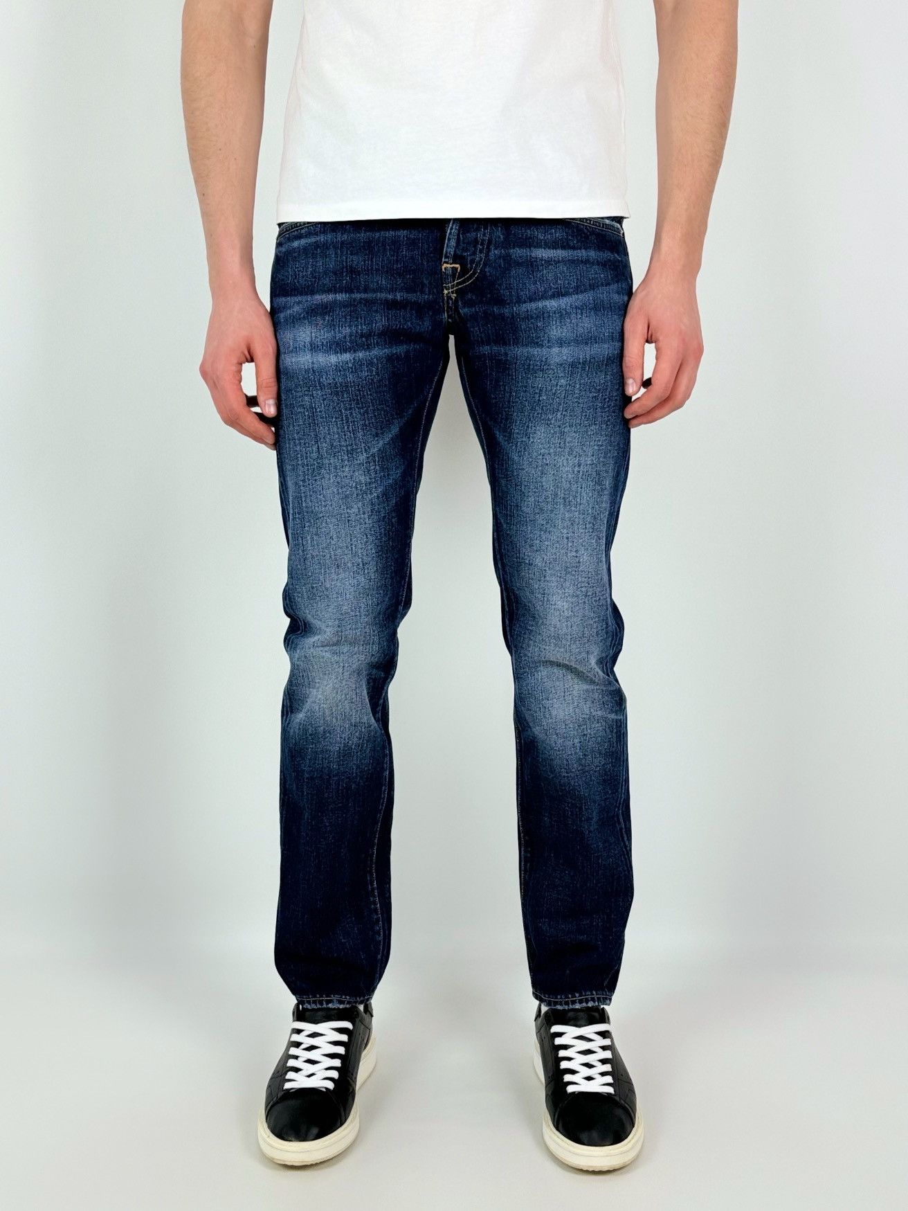 Edwin Edwin ED-55Regular Tapered Salvage Jeans Pants Size US 30 / EU 46 - 1 Thumbnail