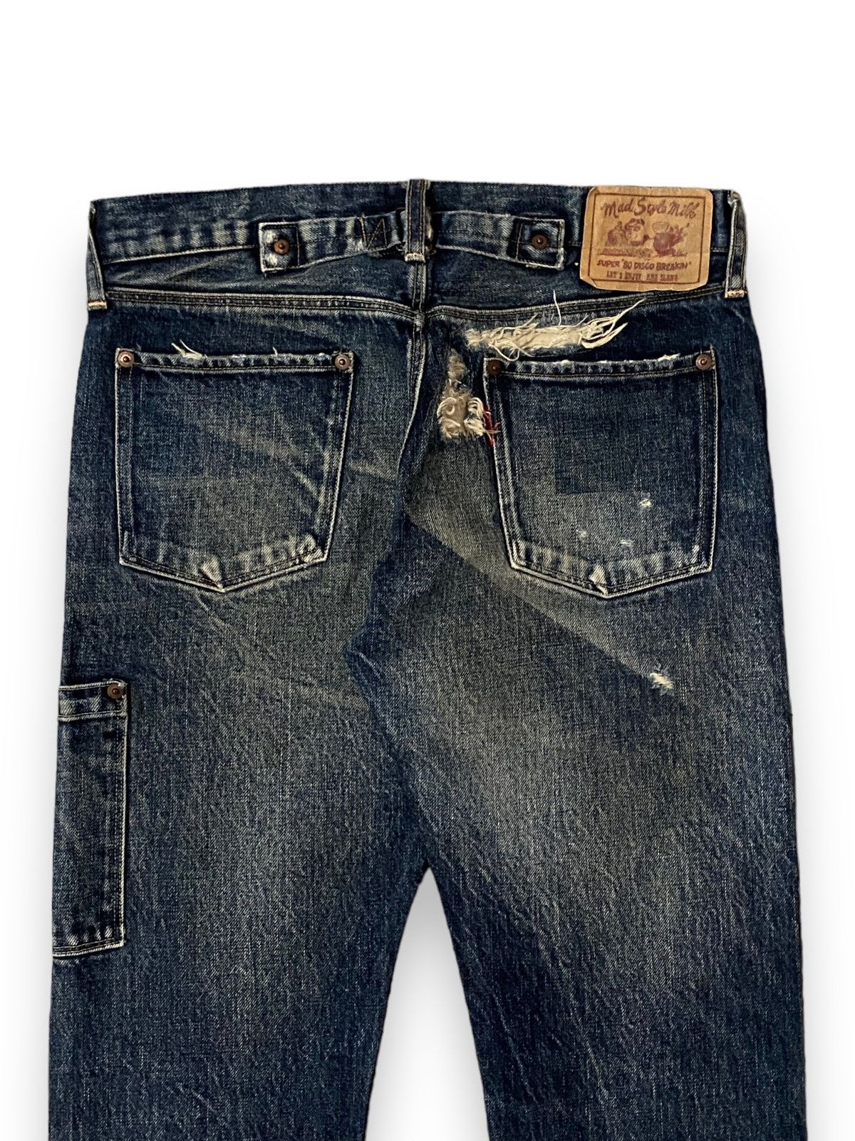 If Six Was Nine × Japanese Brand × Le Grande Bleu (L.G.B.) Rna Slang Inc Japan Selvedge Dirty Mud Washed Wax Pocket Size US 30 / EU 46 - 7 Thumbnail