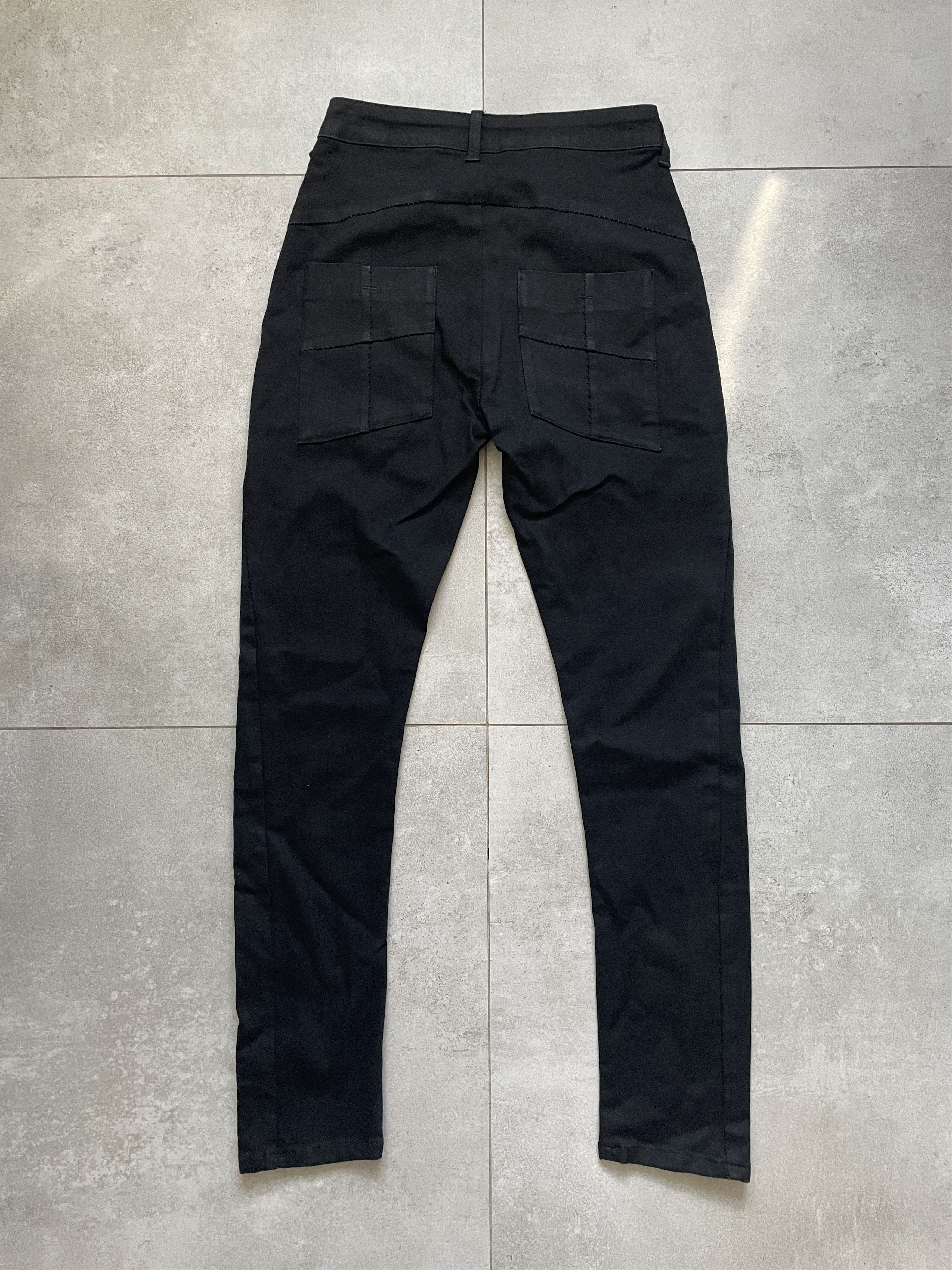Thom Krom THOM KROM STITCH DROPPED CROTCH RICK OWENS TYPE PANTS Size US 31 - 1 Thumbnail