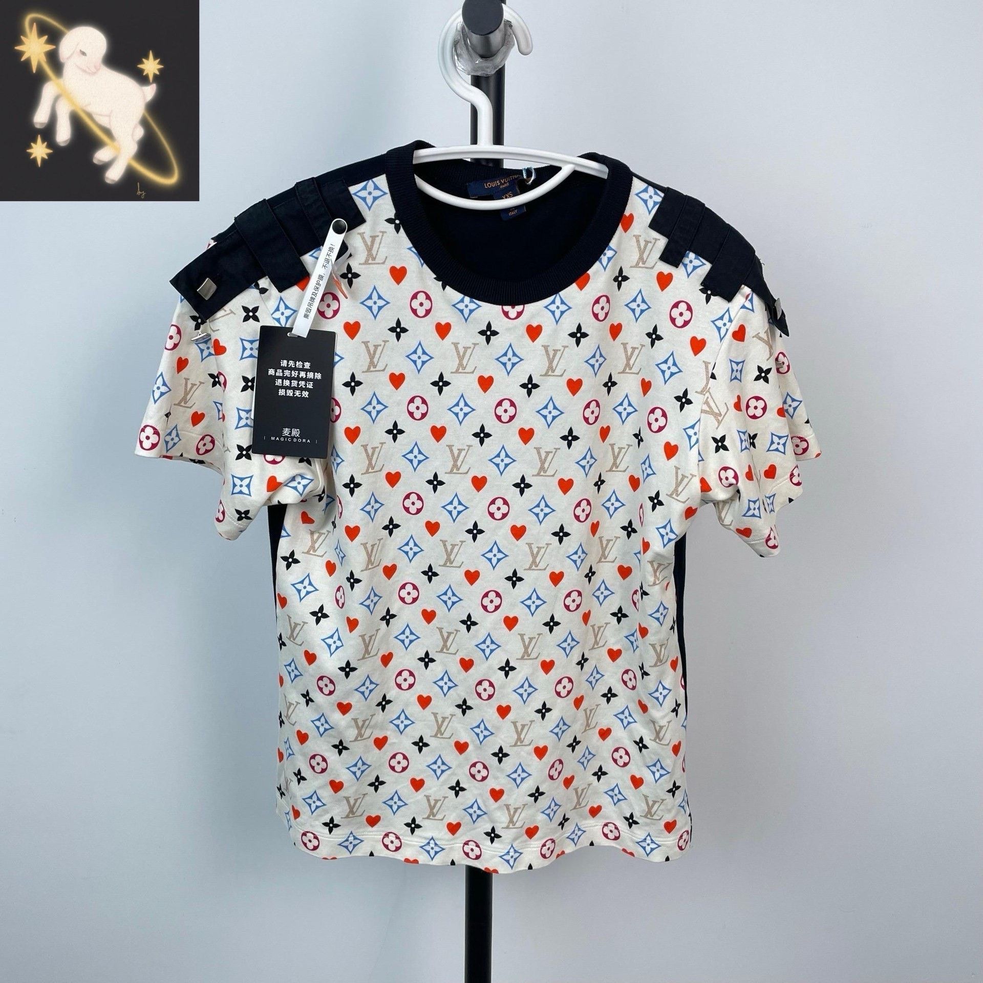 Louis Vuitton Louis Vuitton Multi T-Shirt XXS Men Size US XXS / EU 40 - 1 Thumbnail