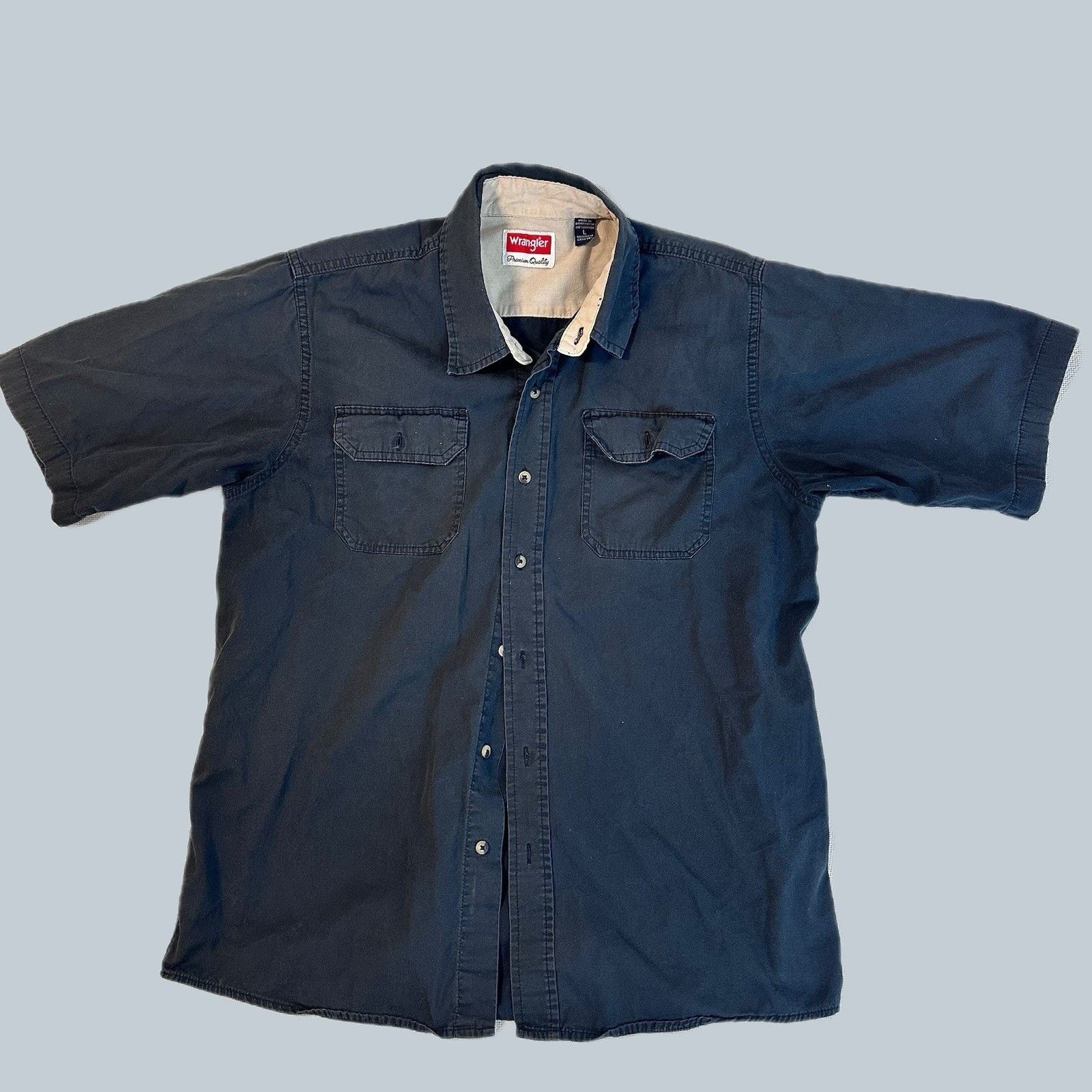 Wrangler Wrangler Premium Quality Short Sleeve Button Down Shirt Size US XL / EU 56 / 4 - 1 Thumbnail