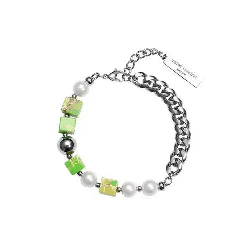 Jewelry Green Beaded Bracelet Size ONE SIZE - 3 Thumbnail