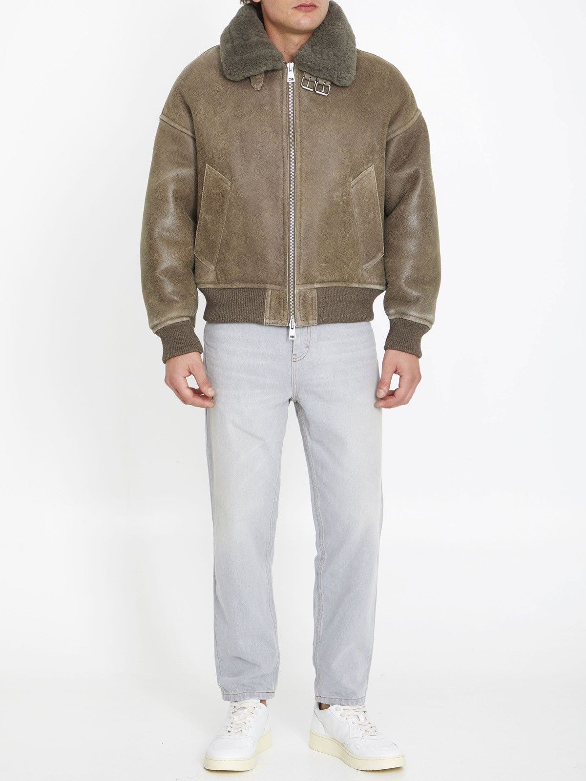 AMI Ami - Zip Up Shearling Bomber Size US XL / EU 56 / 4 - 1 Thumbnail